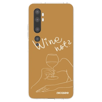Picasee husă transparentă din silicon pentru Xiaomi Mi Note 10 (Pro) - Wine not