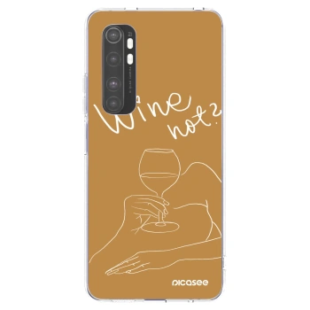 Picasee husă transparentă din silicon pentru Xiaomi Mi Note 10 Lite - Wine not