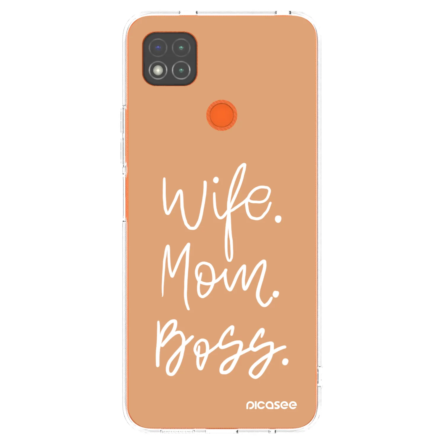 Picasee husă transparentă din silicon pentru Xiaomi Redmi 9C - Boss Mama