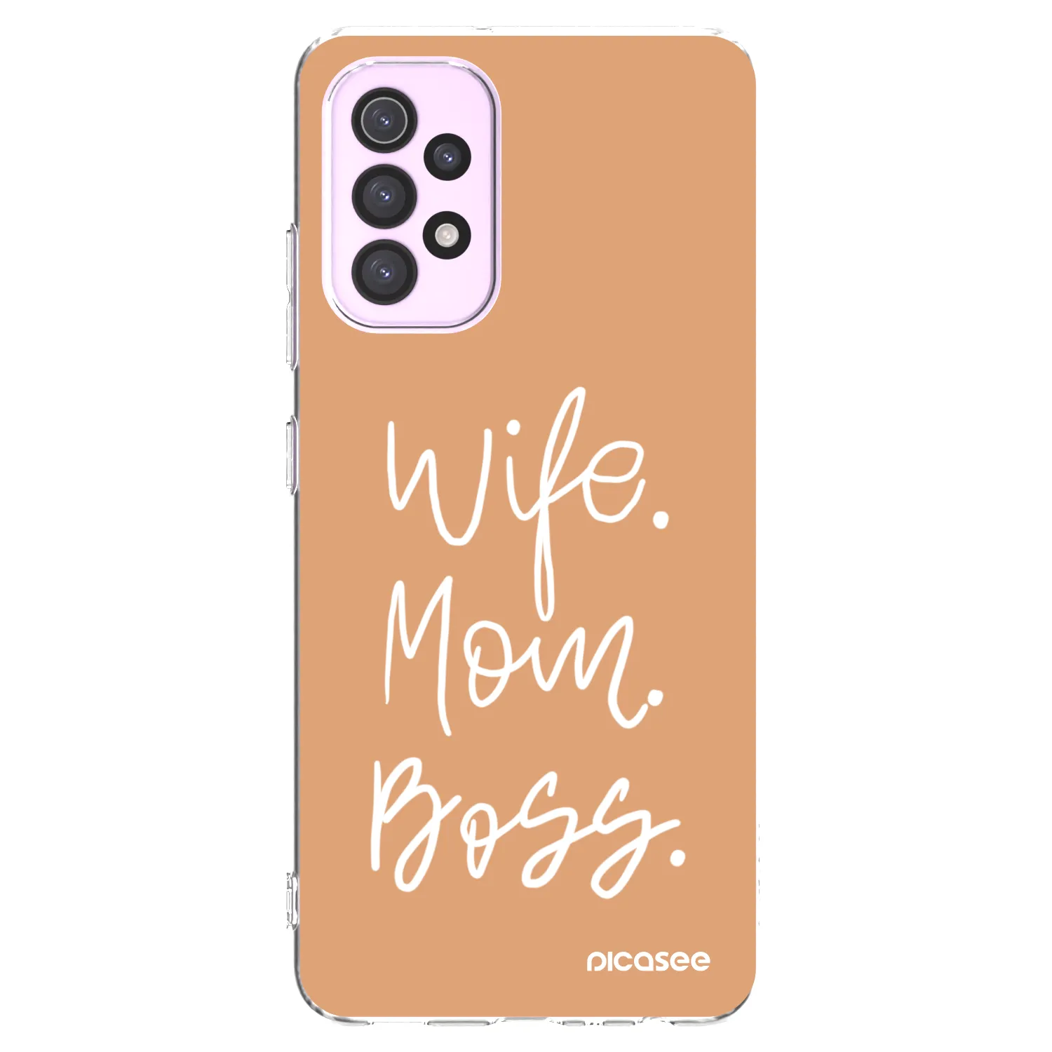 Picasee husă transparentă din silicon pentru Samsung Galaxy A32 5G A326B - Boss Mama