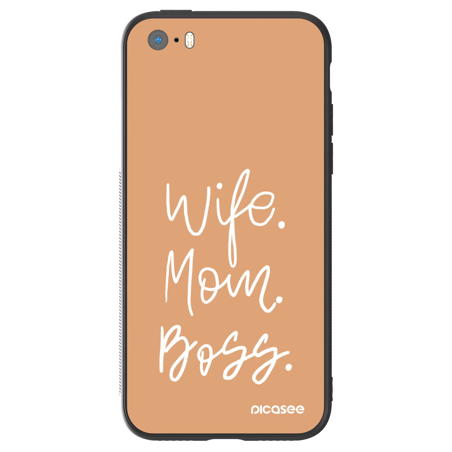 Picasee ULTIMATE CASE pentru Apple iPhone 5/5S/SE - Boss Mama