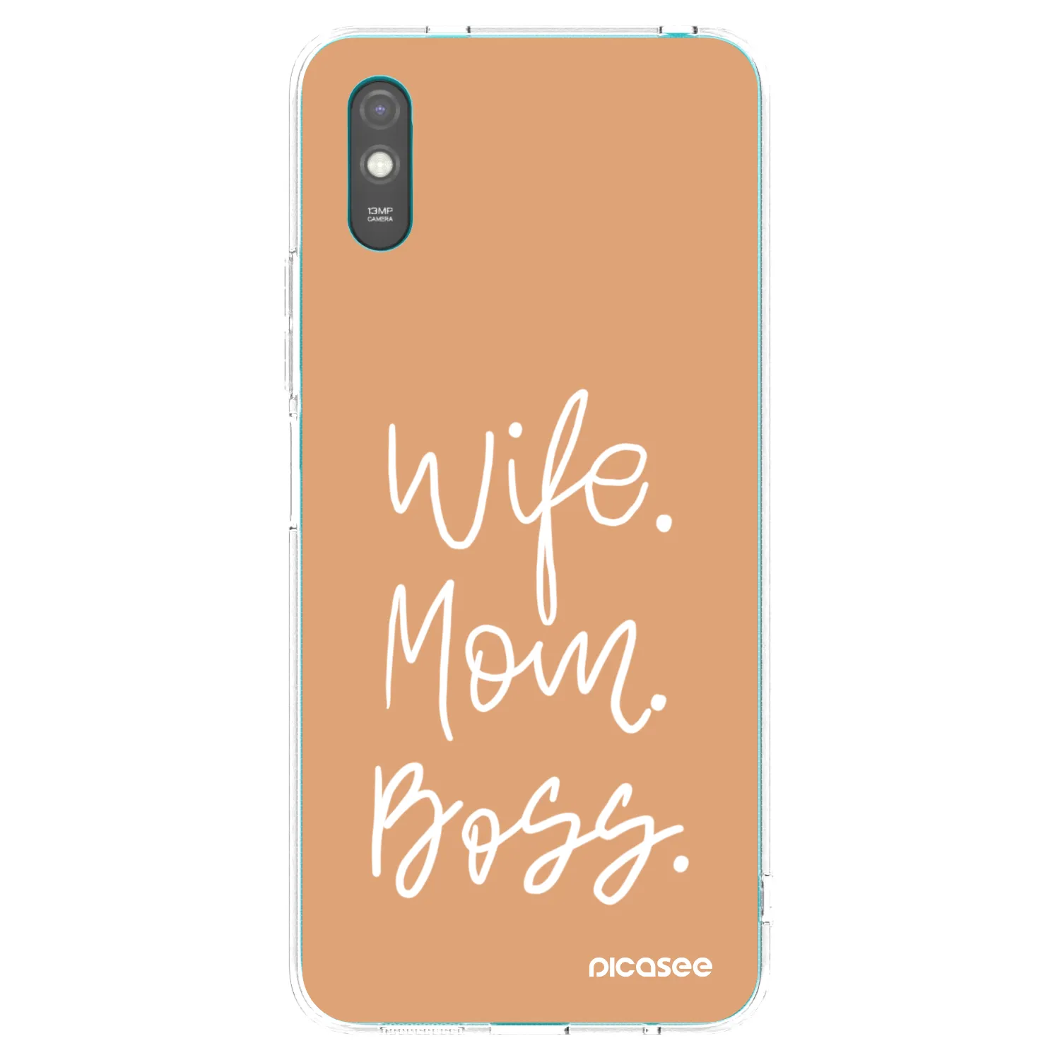Picasee husă transparentă din silicon pentru Xiaomi Redmi 9AT - Boss Mama