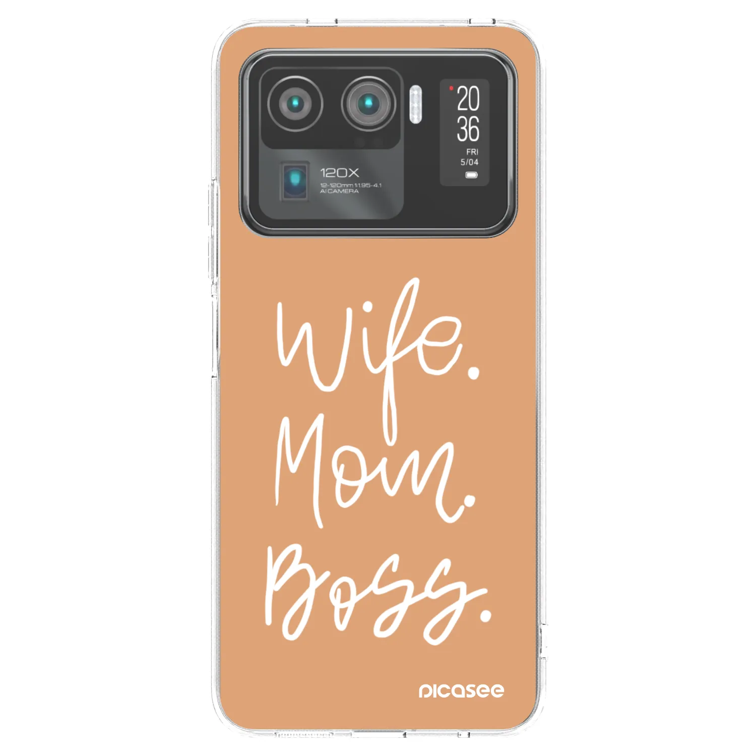 Picasee husă transparentă din silicon pentru Xiaomi Mi 11 Ultra - Boss Mama