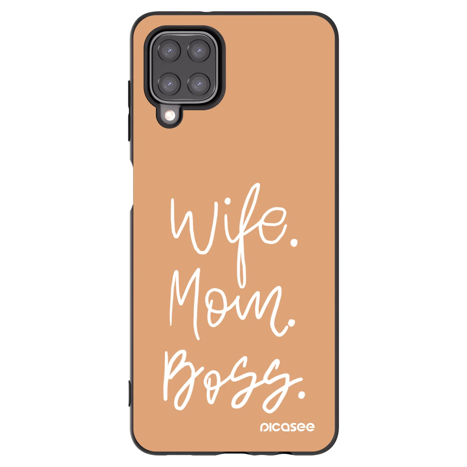 Picasee husă neagră din silicon pentru Samsung Galaxy M12 M127F - Boss Mama