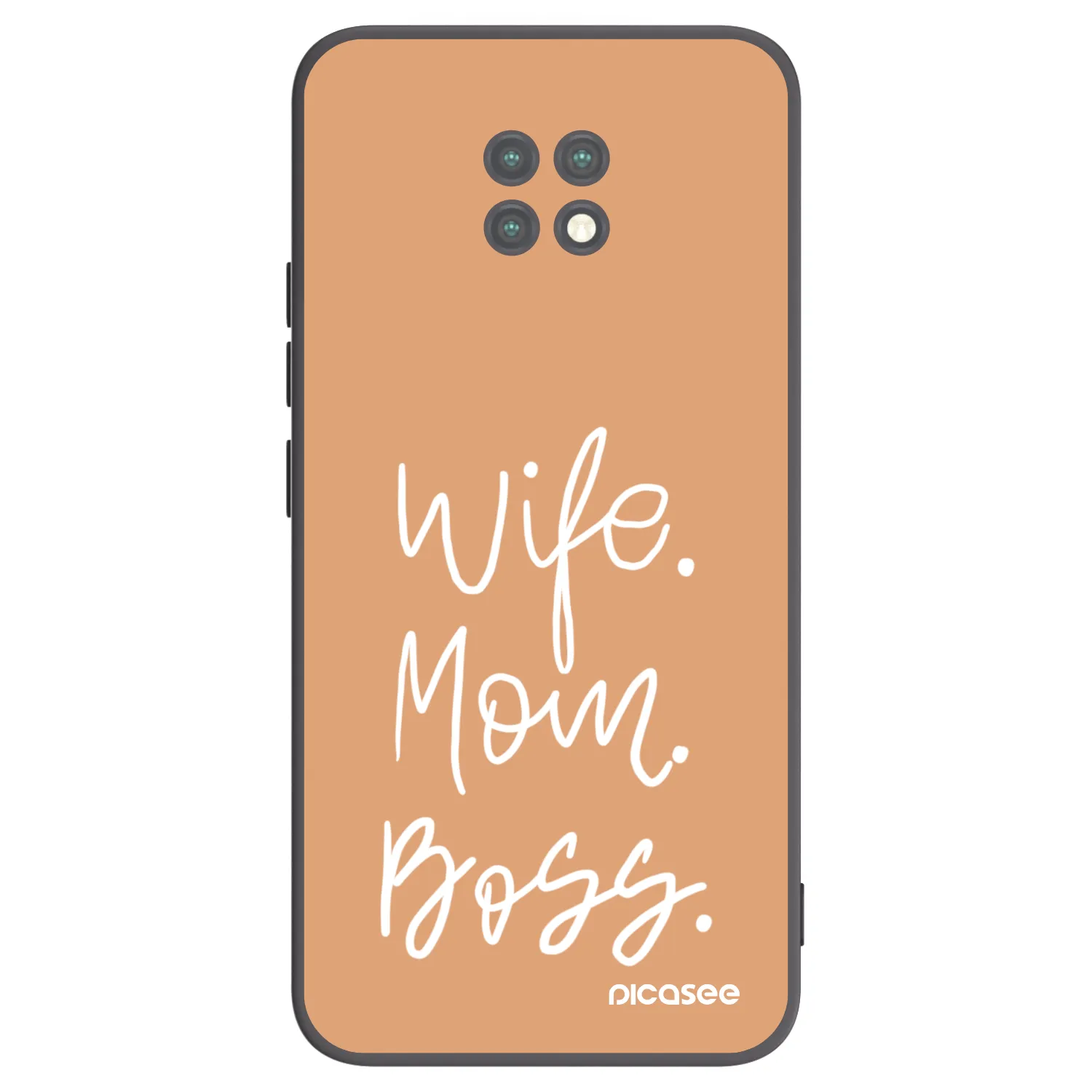 Picasee husă neagră din silicon pentru Xiaomi Redmi Note 9T - Boss Mama