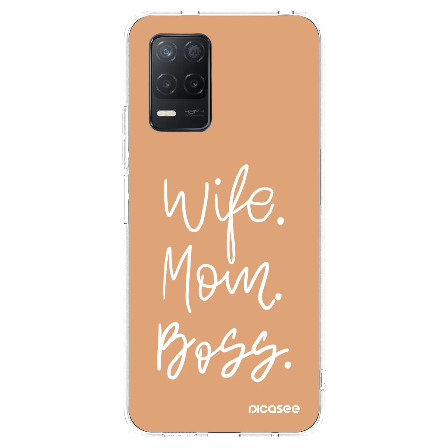 Picasee husă transparentă din silicon pentru Realme 8 5G - Boss Mama