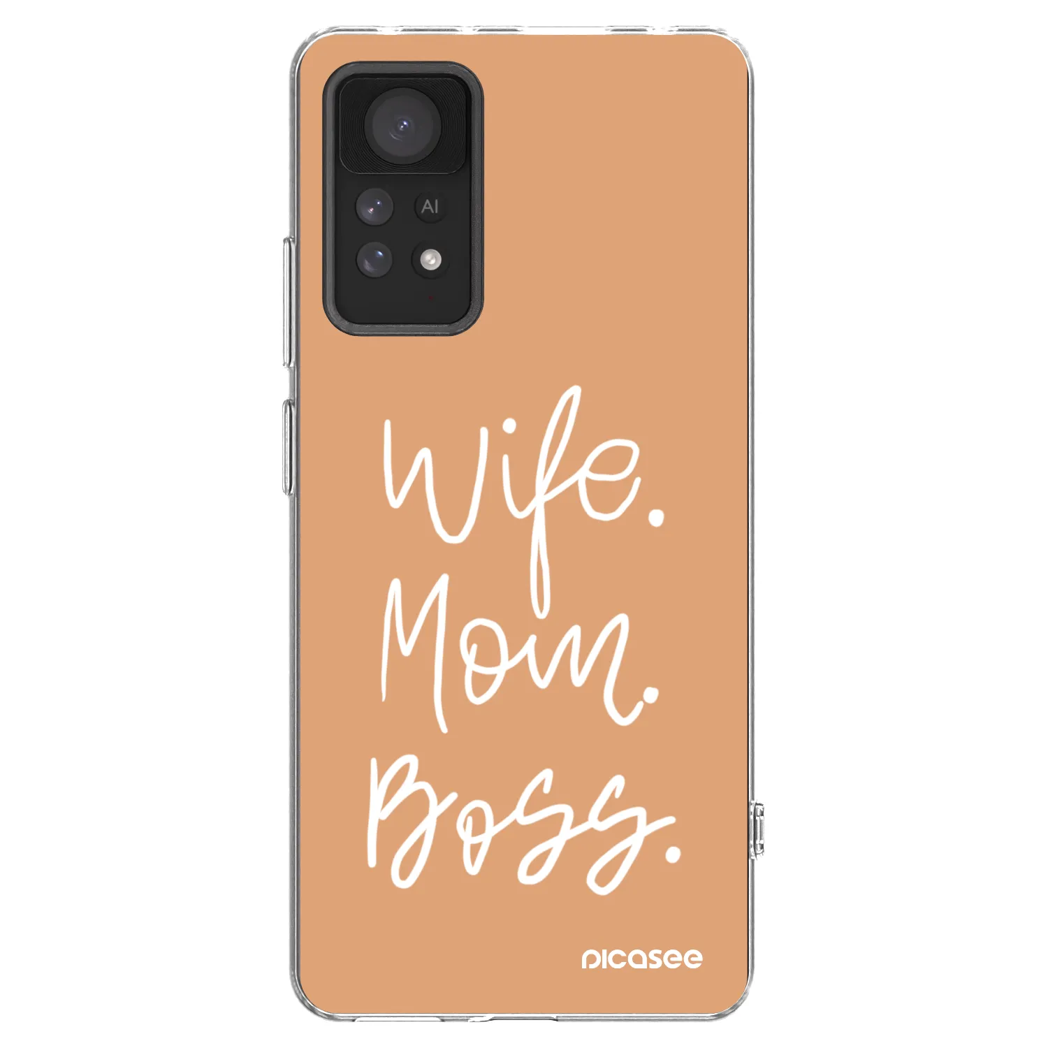 Picasee husă transparentă din silicon pentru Xiaomi Redmi Note 11 Pro 5G - Boss Mama