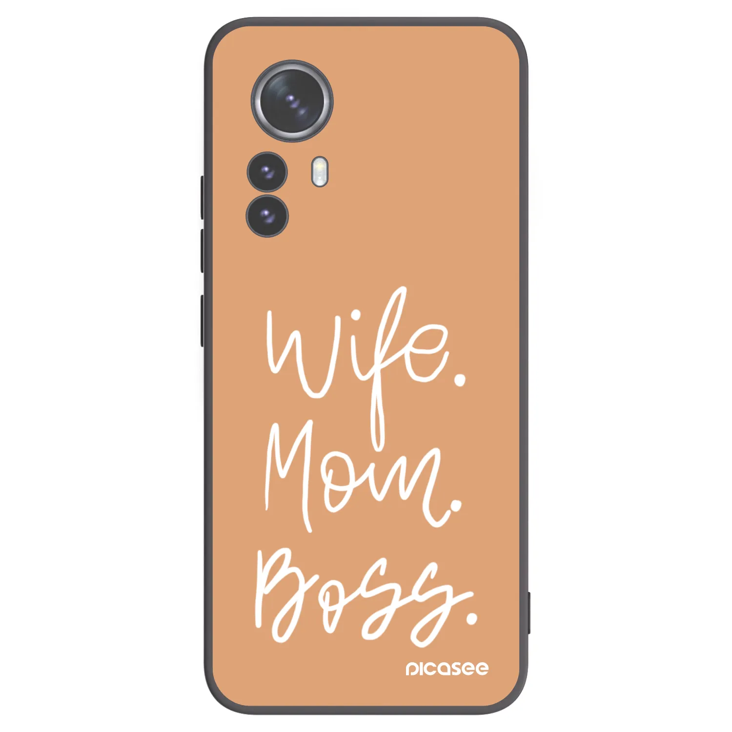 Picasee husă neagră din silicon pentru Xiaomi 12 Pro - Boss Mama