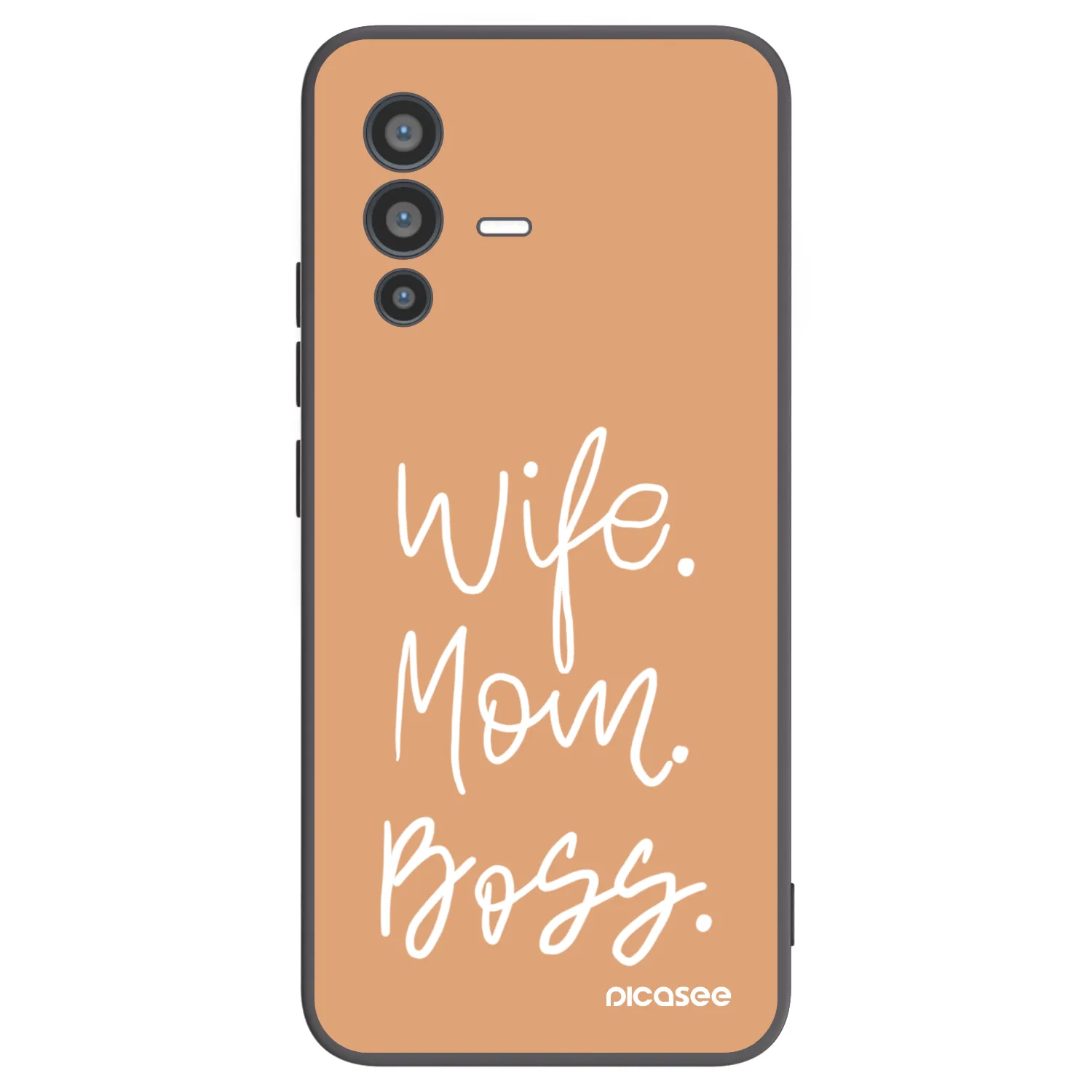 Picasee husă neagră din silicon pentru Vivo V23 5G - Boss Mama