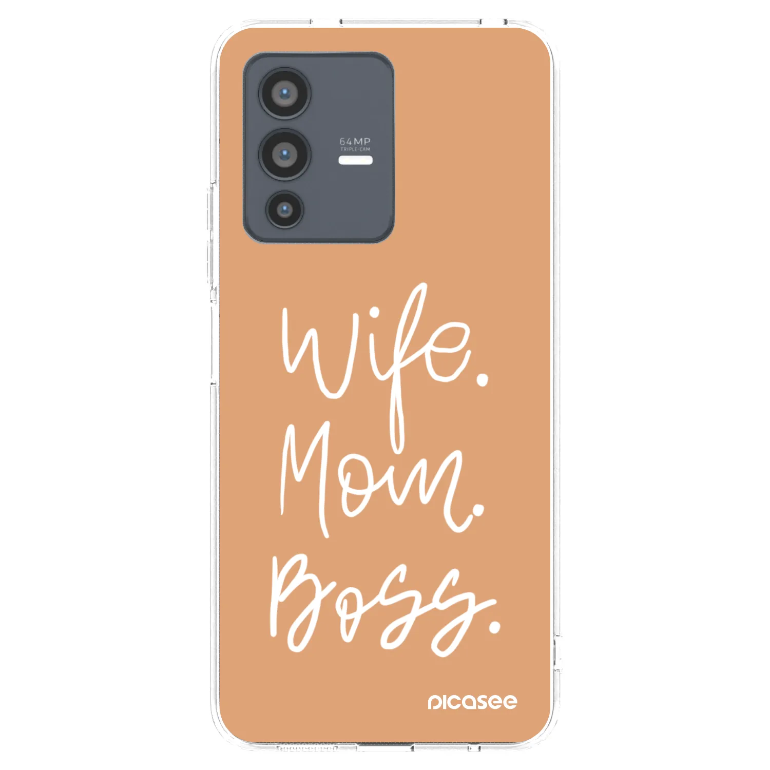 Picasee husă transparentă din silicon pentru Vivo V23 5G - Boss Mama