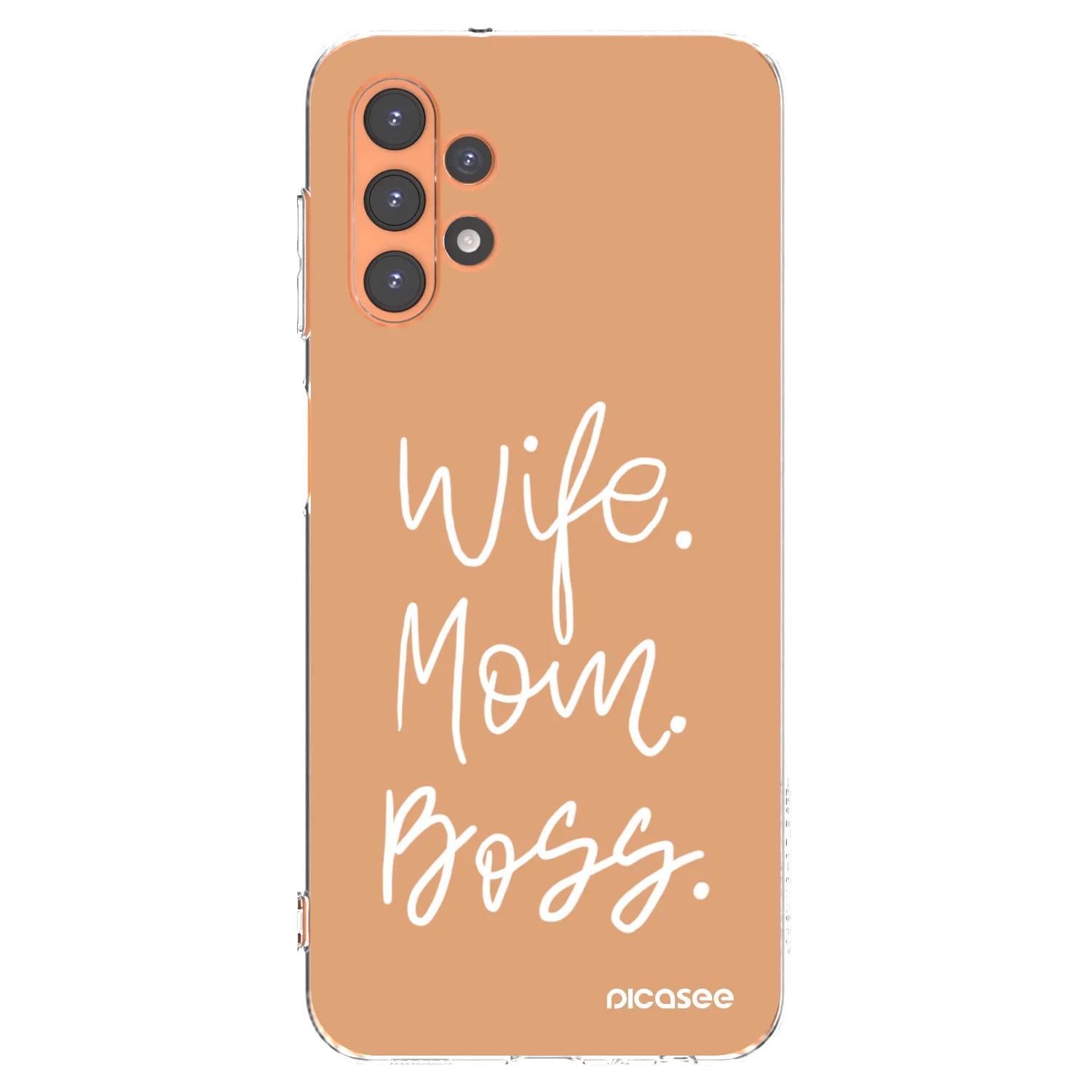 Picasee husă transparentă din silicon pentru Samsung Galaxy A13 4G A135 - Boss Mama