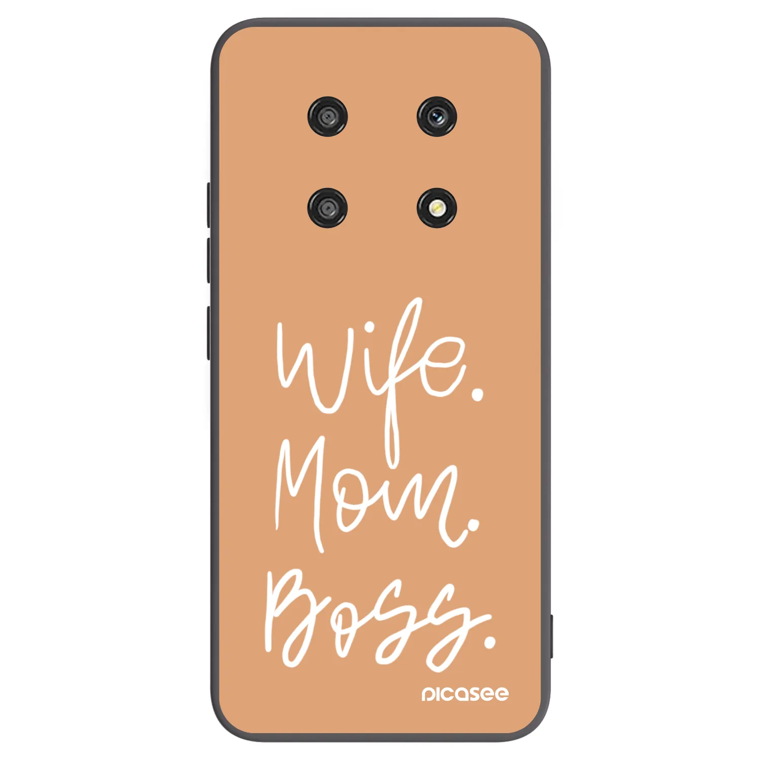 Picasee husă neagră din silicon pentru Honor Magic4 Lite 5G - Boss Mama