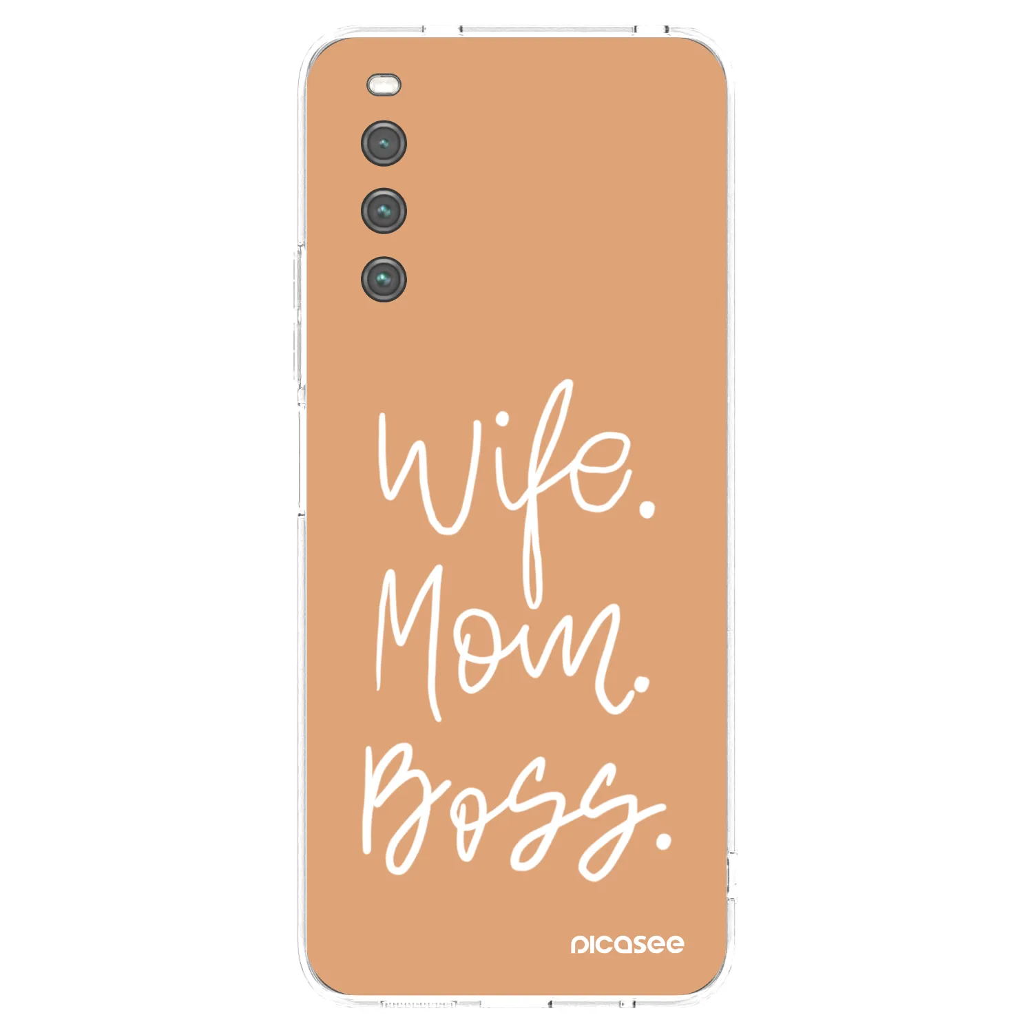 Picasee husă transparentă din silicon pentru Sony Xperia 10 IV 5G - Boss Mama