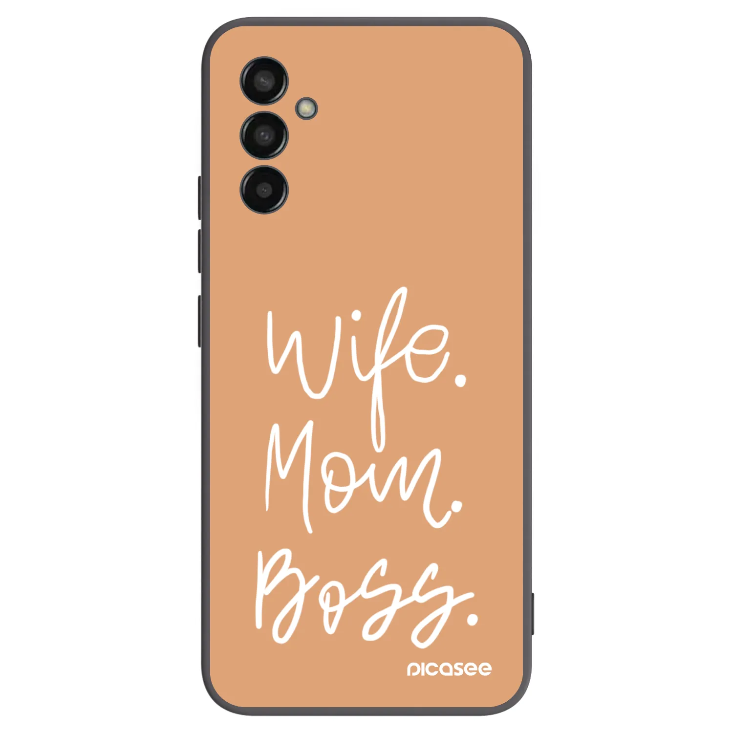 Picasee husă neagră din silicon pentru Samsung Galaxy M13 M135F - Boss Mama