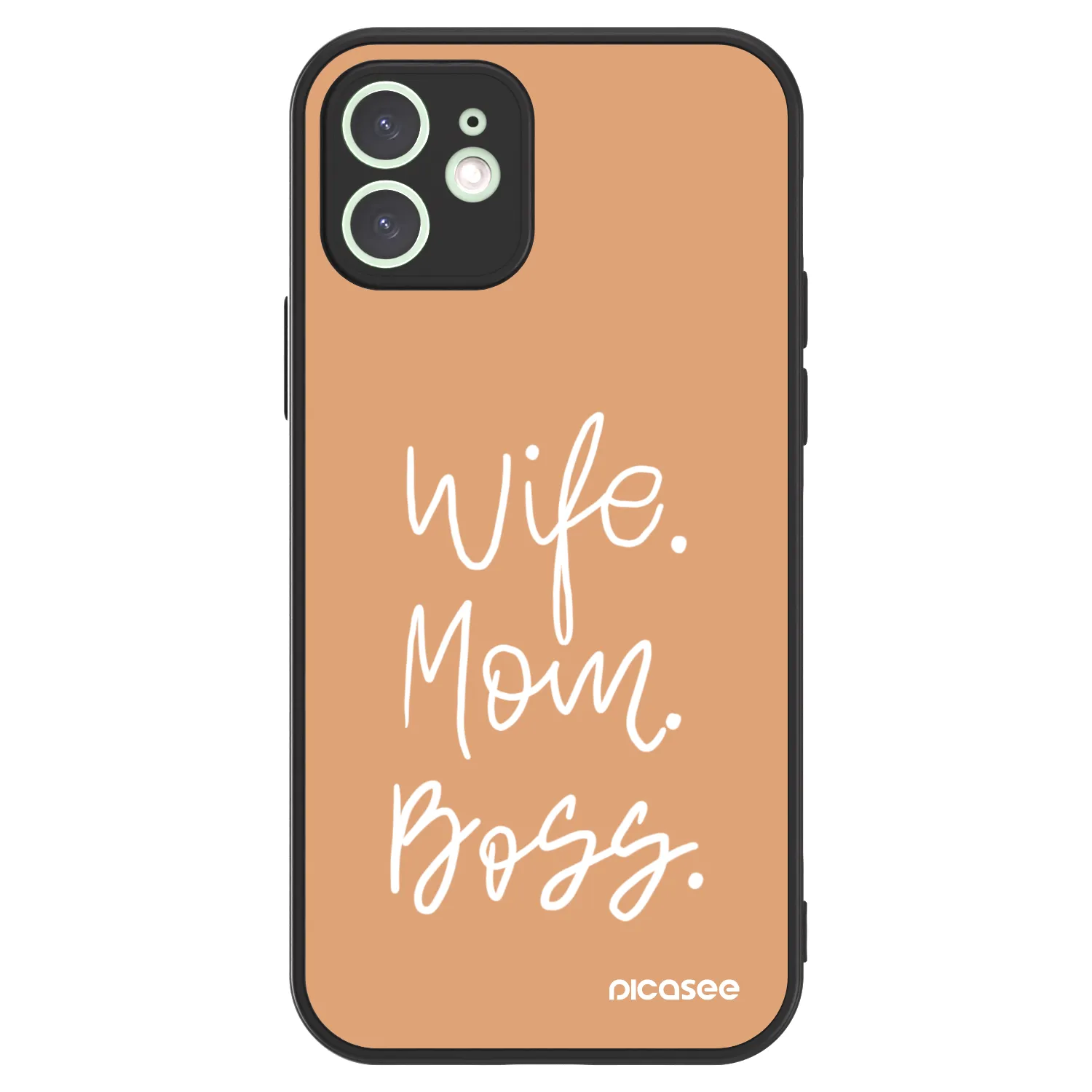 Picasee ULTIMATE CASE MagSafe pentru Apple iPhone 12 - Boss Mama