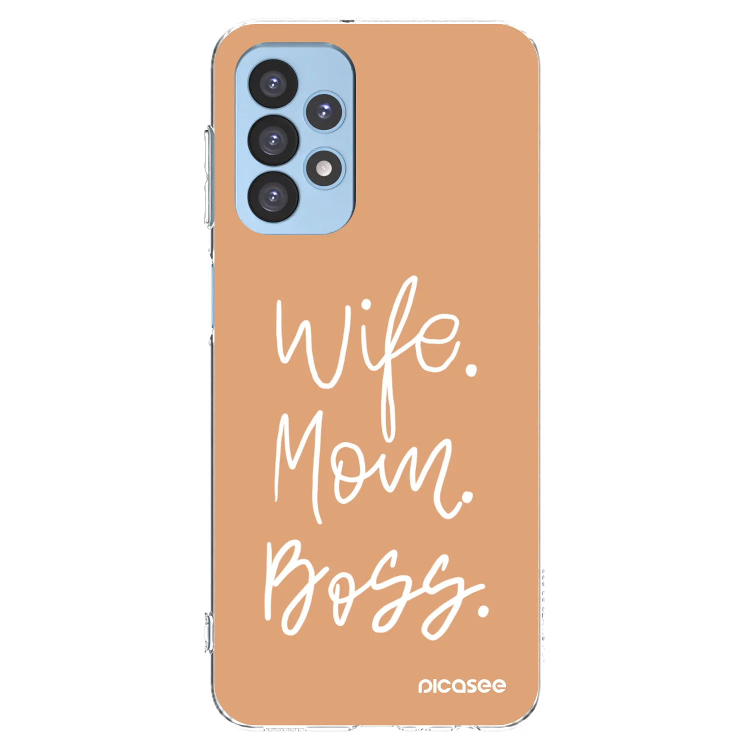 Picasee husă transparentă din silicon pentru Samsung Galaxy A23 A235F 4G - Boss Mama