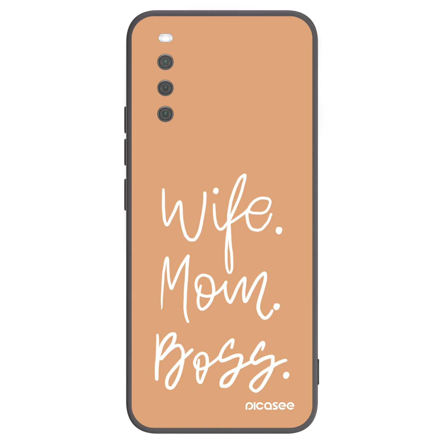 Picasee husă neagră din silicon pentru Sony Xperia 10 III - Boss Mama