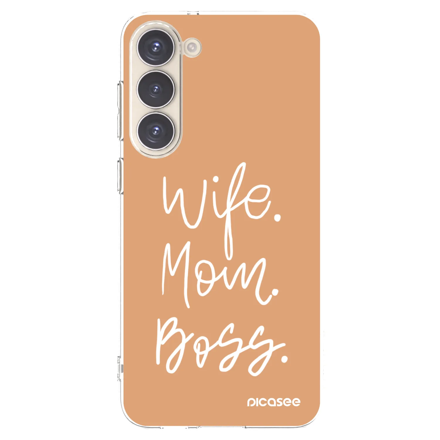 Picasee husă transparentă din silicon pentru Samsung Galaxy S23+ 5G - Boss Mama