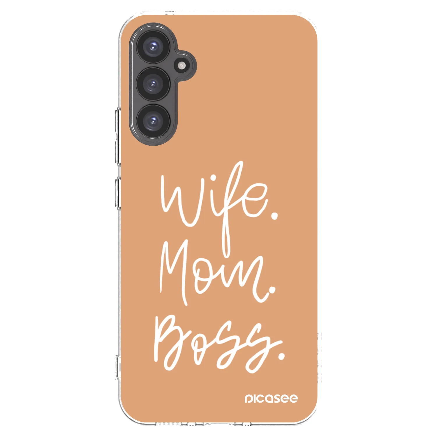 Picasee husă transparentă din silicon pentru Samsung Galaxy A34 5G A346B - Boss Mama