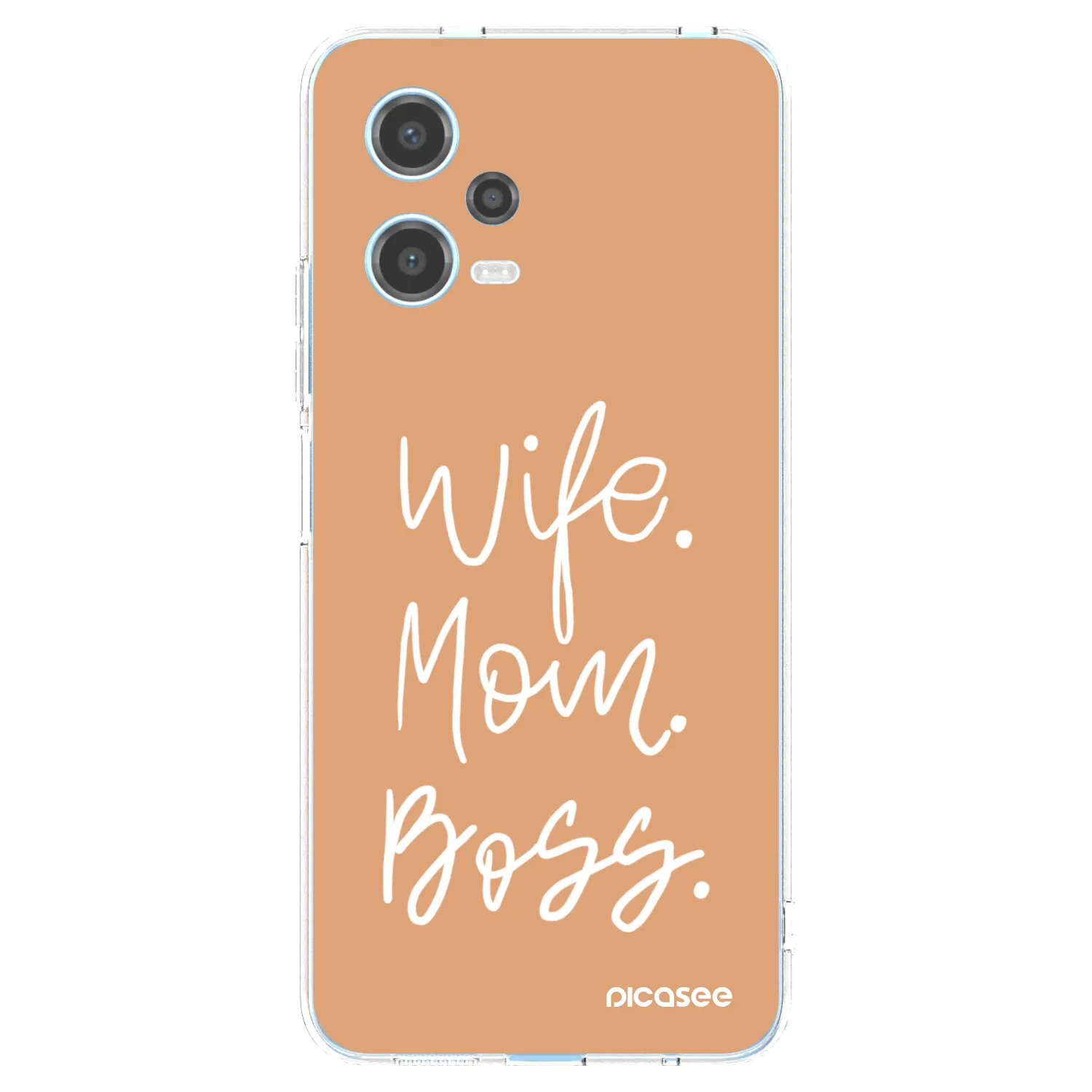 Picasee husă transparentă din silicon pentru Xiaomi Redmi Note 12 5G - Boss Mama