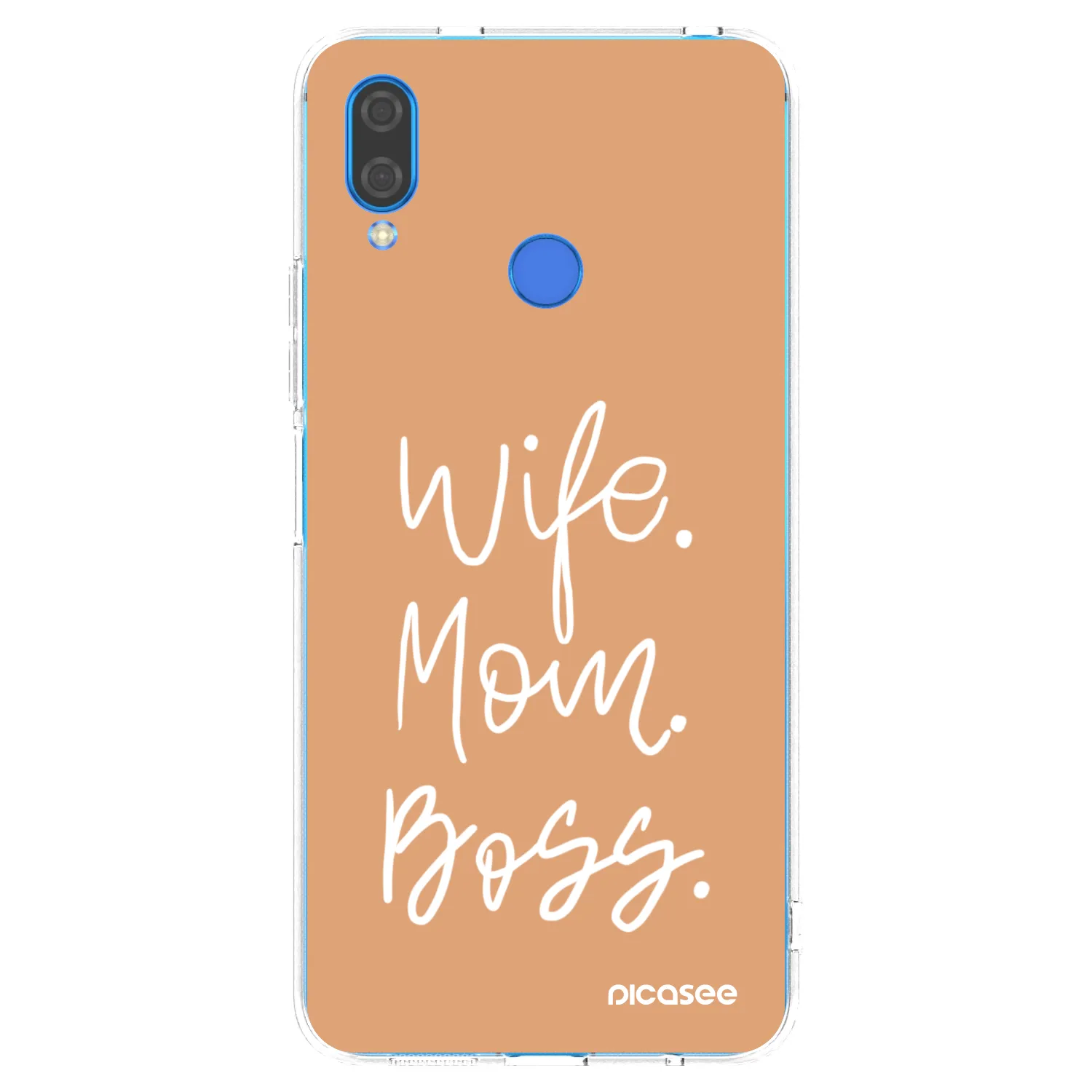 Picasee husă transparentă din silicon pentru Huawei Nova 3i - Boss Mama