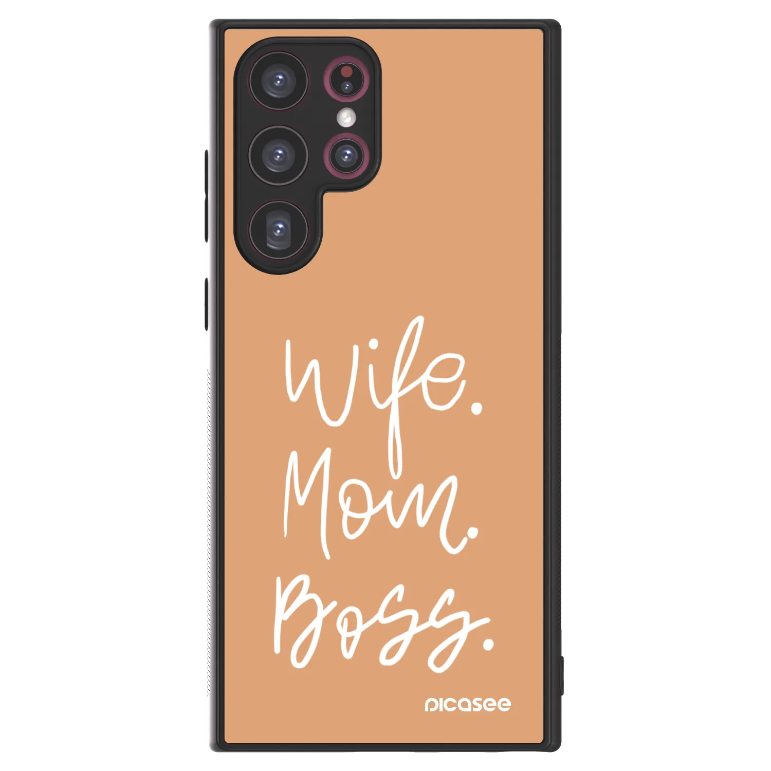 Picasee ULTIMATE CASE PowerShare pentru Samsung Galaxy S22 Ultra 5G - Boss Mama