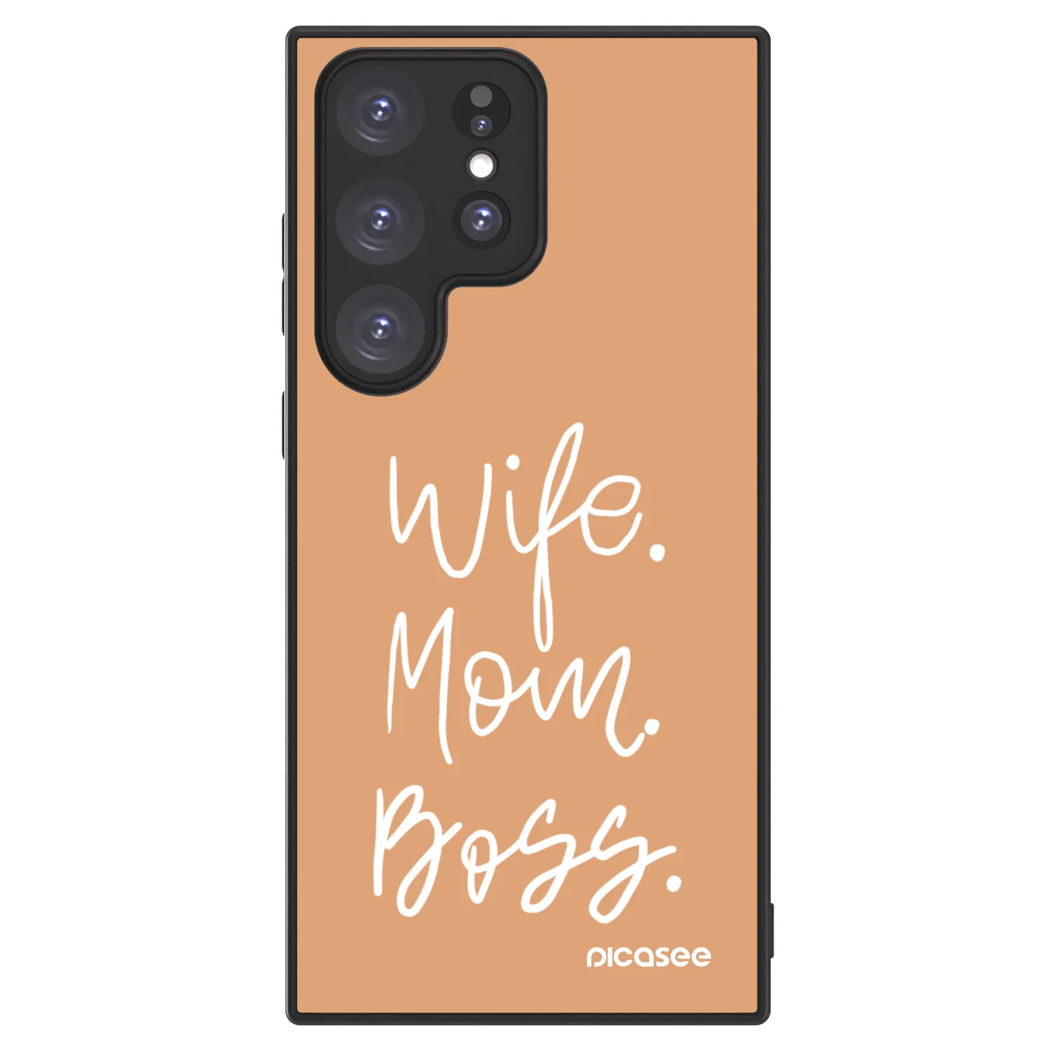 Picasee ULTIMATE CASE PowerShare pentru Samsung Galaxy S23 Ultra 5G - Boss Mama
