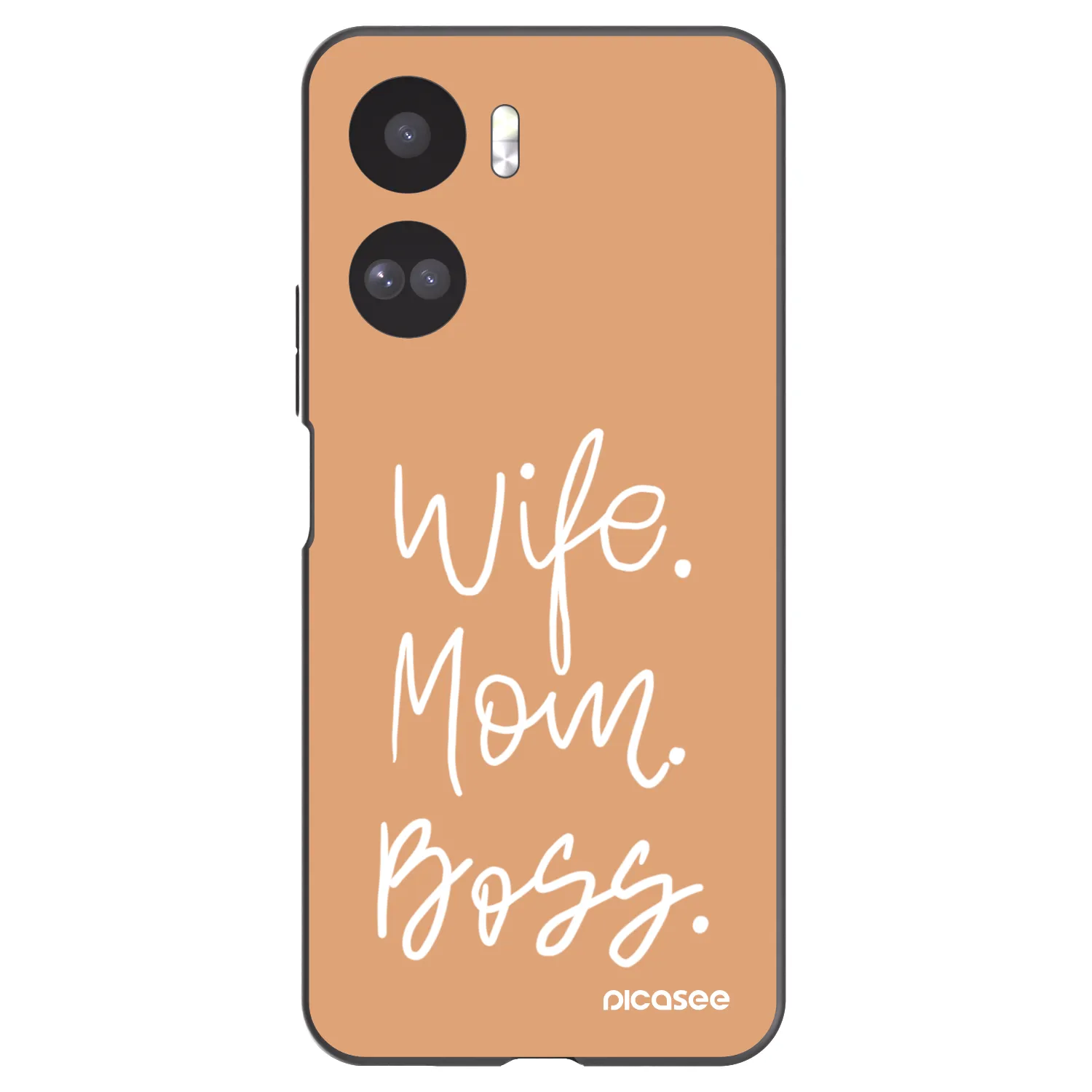 Picasee husă neagră din silicon pentru Honor 90 Lite 5G - Boss Mama