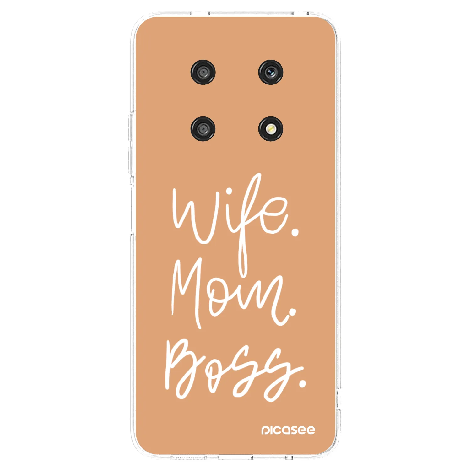 Picasee husă transparentă din silicon pentru Honor Magic4 Lite 5G - Boss Mama