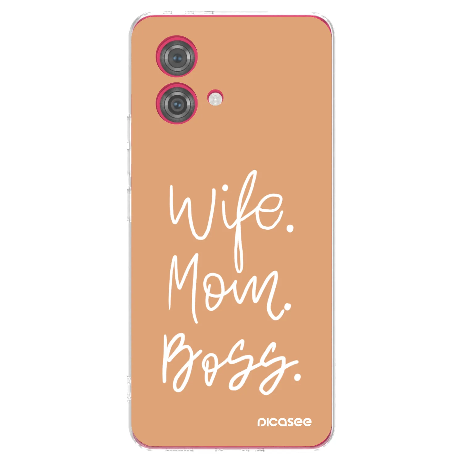 Picasee husă transparentă din silicon pentru Motorola Moto G84 5G - Boss Mama