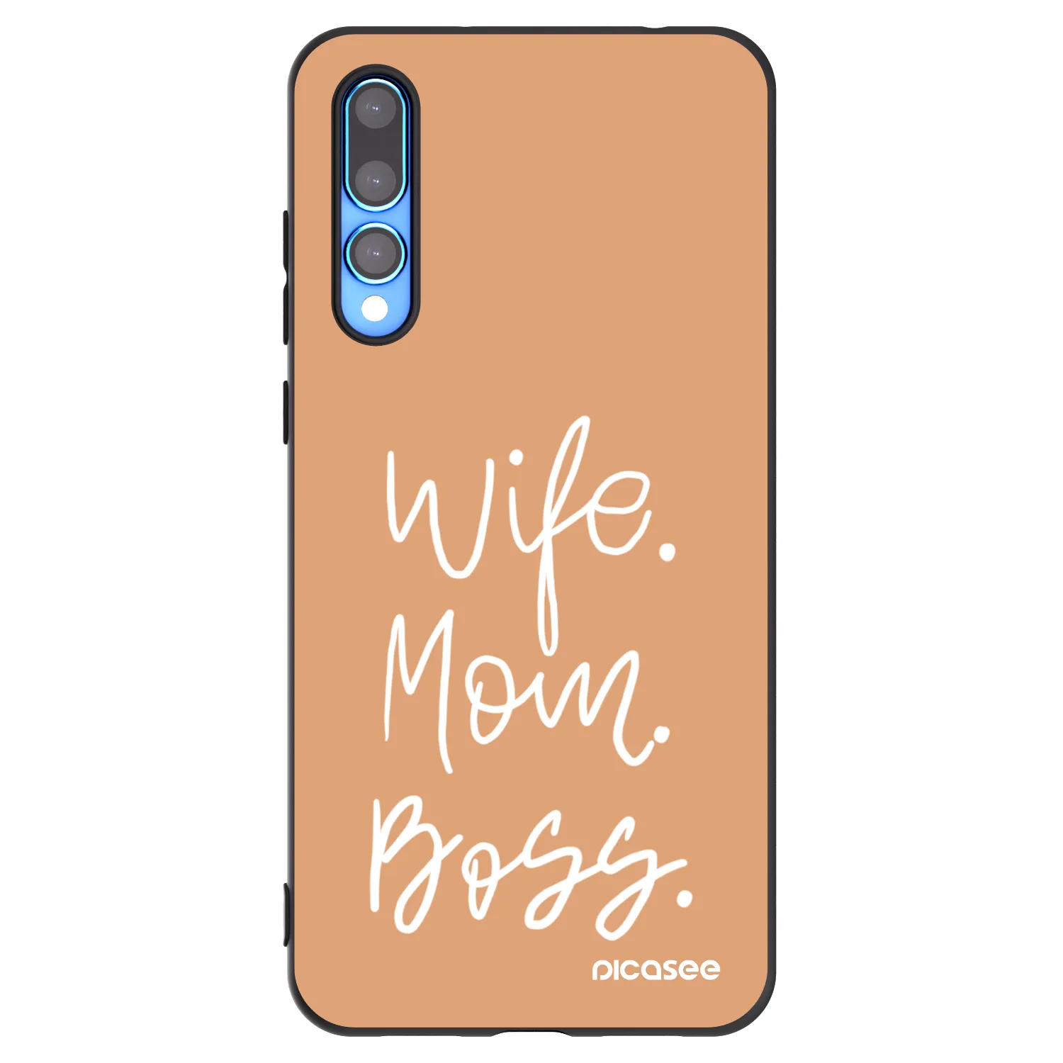 Picasee husă neagră din silicon pentru Huawei P20 Pro - Boss Mama