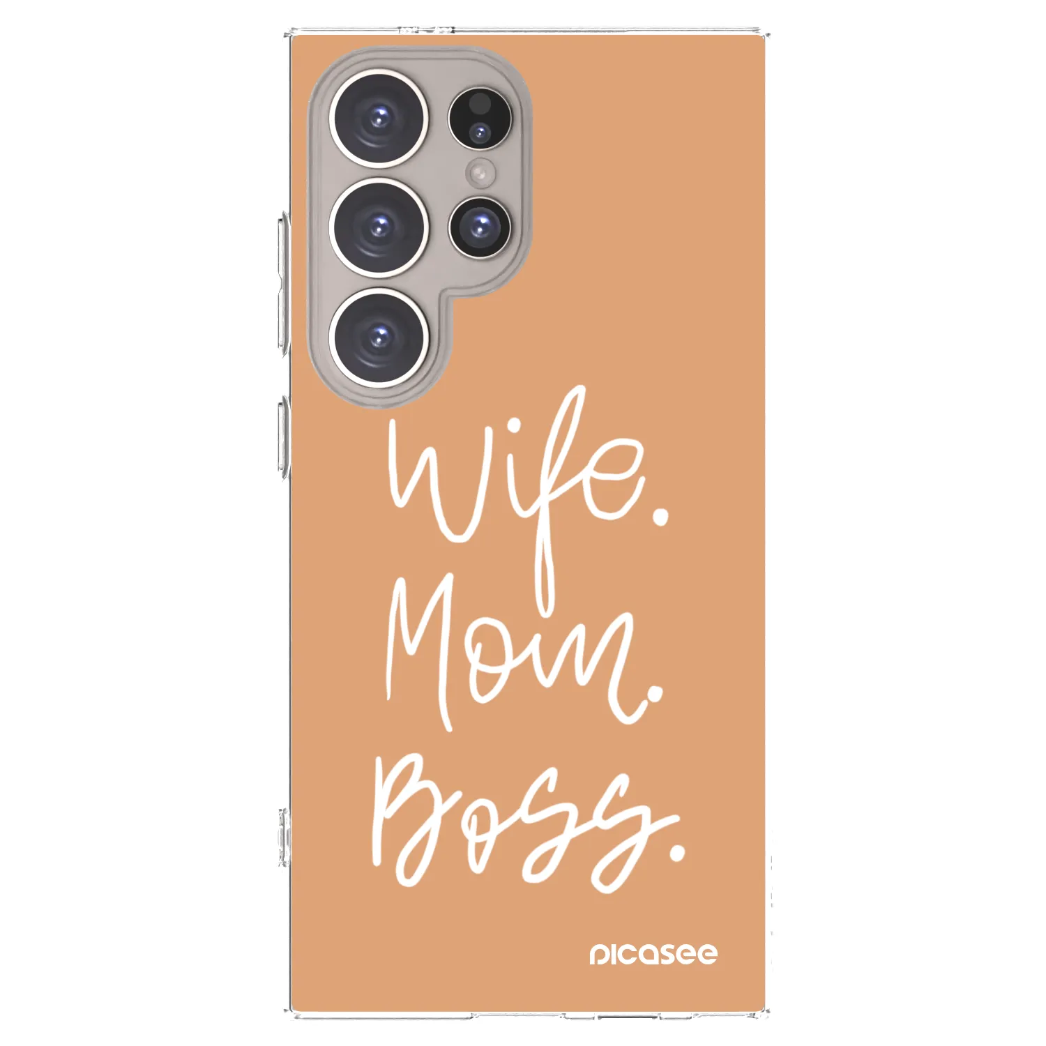 Picasee husă transparentă din silicon pentru Samsung Galaxy S24 Ultra S928B 5G - Boss Mama