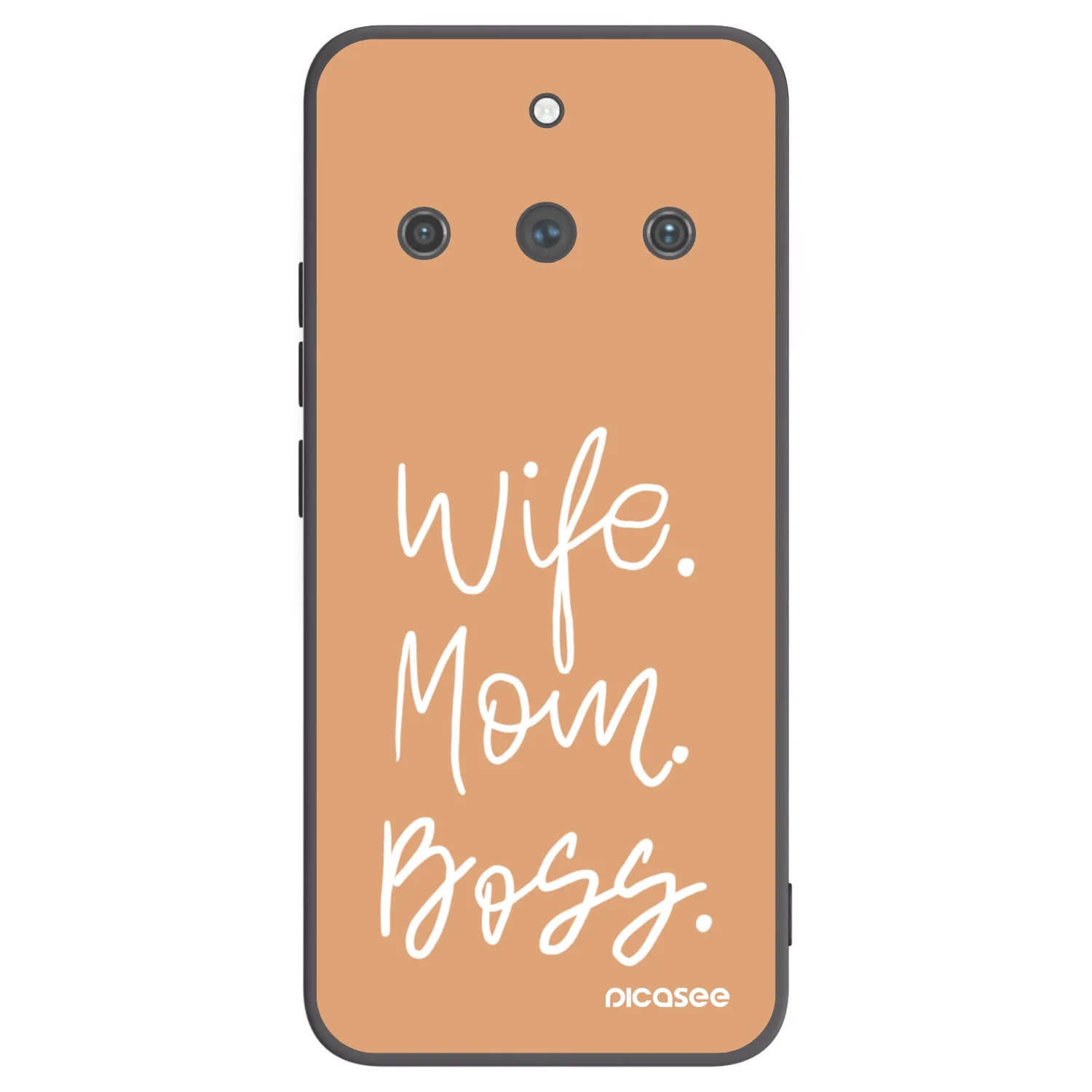 Picasee husă neagră din silicon pentru Realme 11 Pro+ - Boss Mama