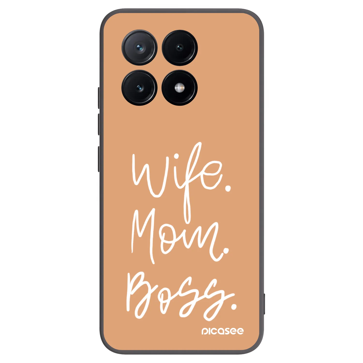 Picasee husă neagră din silicon pentru Xiaomi Poco X6 Pro - Boss Mama