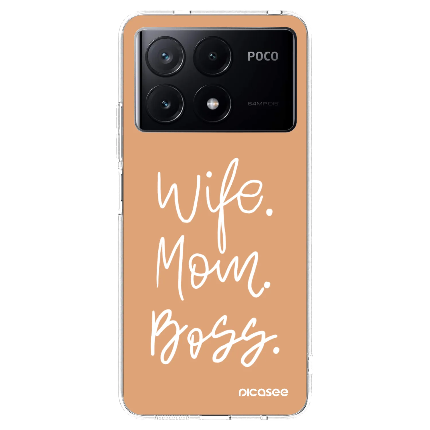 Picasee husă transparentă din silicon pentru Xiaomi Poco X6 Pro - Boss Mama