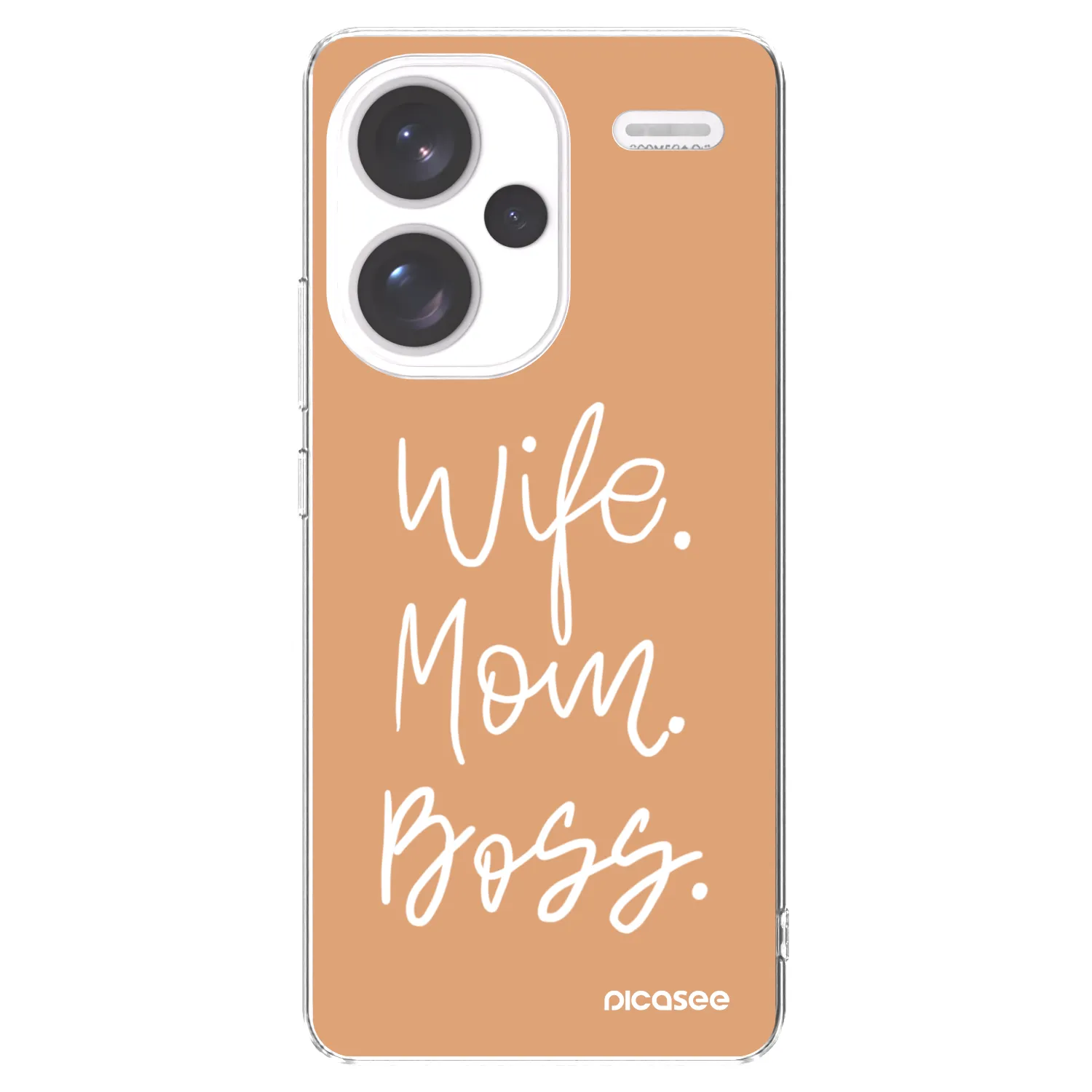 Picasee husă transparentă din silicon pentru Xiaomi Redmi Note 13 Pro+ 5G - Boss Mama