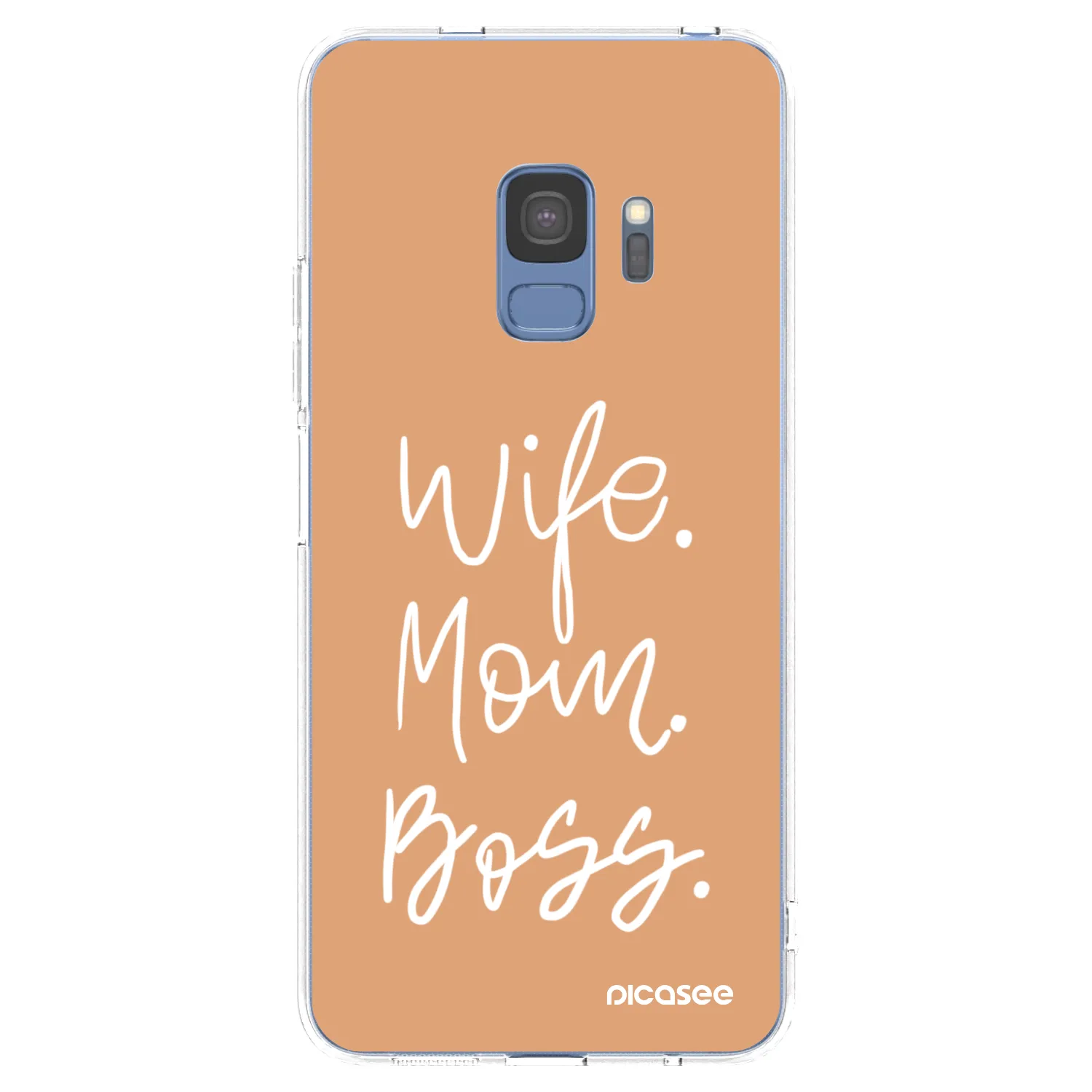 Picasee husă transparentă din silicon pentru Samsung Galaxy S9 G960F - Boss Mama