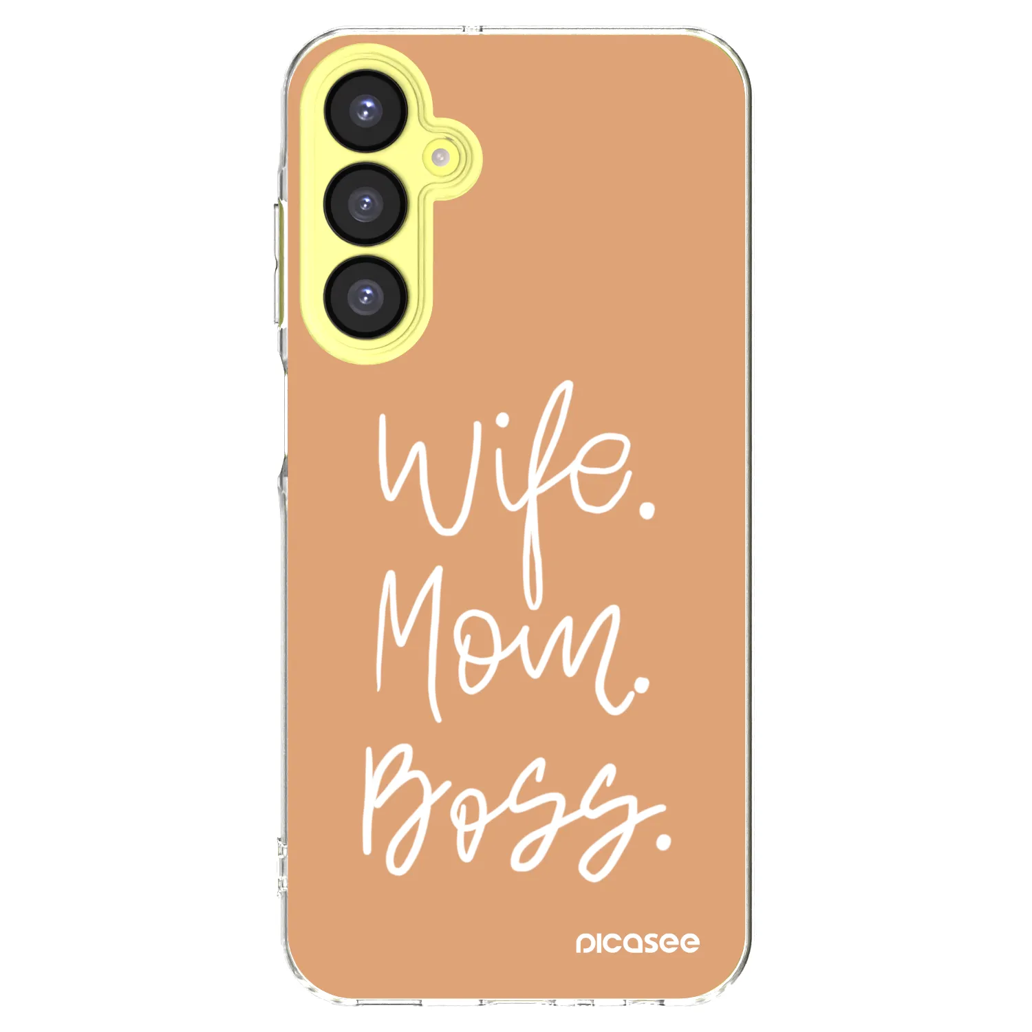 Picasee husă transparentă din silicon pentru Samsung Galaxy A25 A256B 5G - Boss Mama