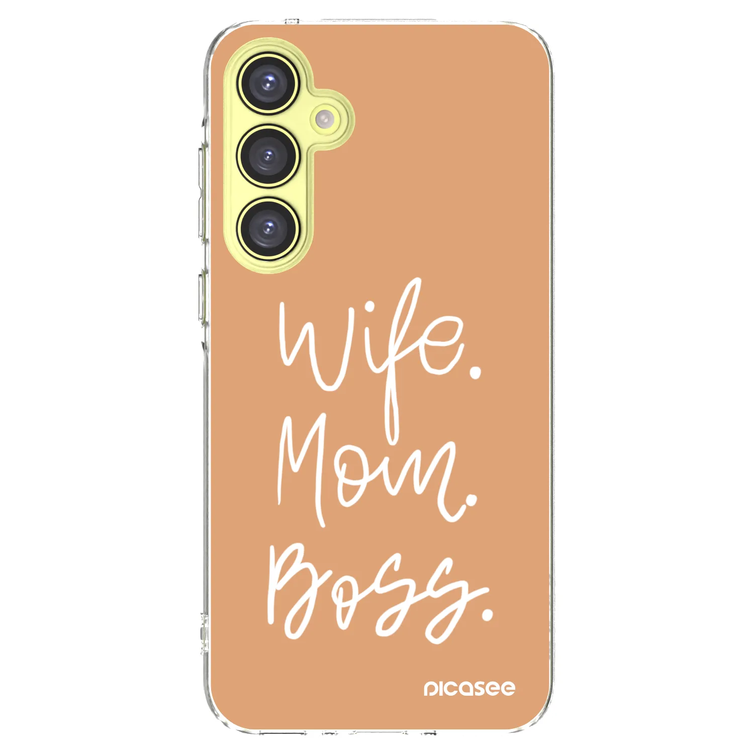 Picasee husă transparentă din silicon pentru Samsung Galaxy A35 5G A356B - Boss Mama