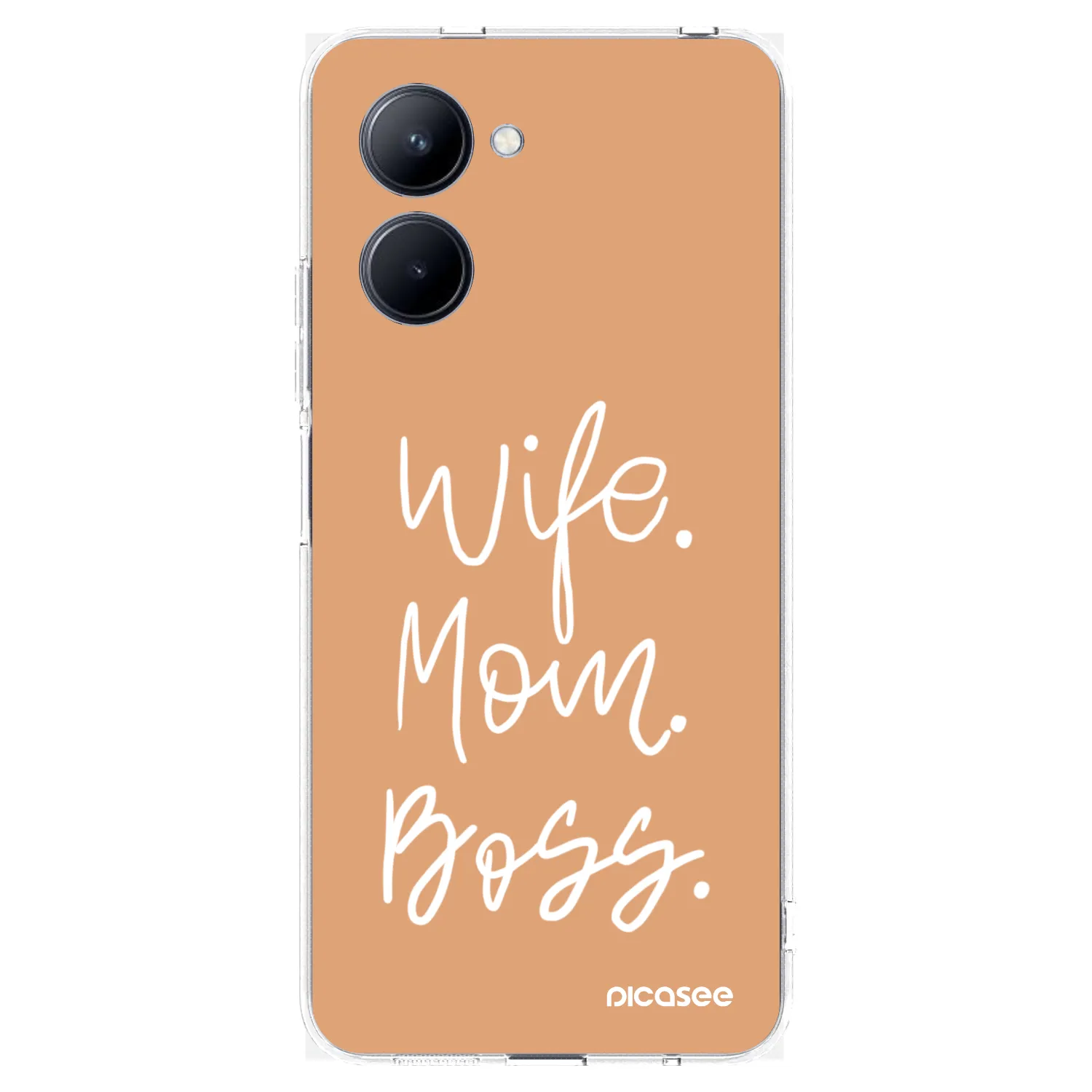 Picasee husă transparentă din silicon pentru Realme C33 (2023) - Boss Mama