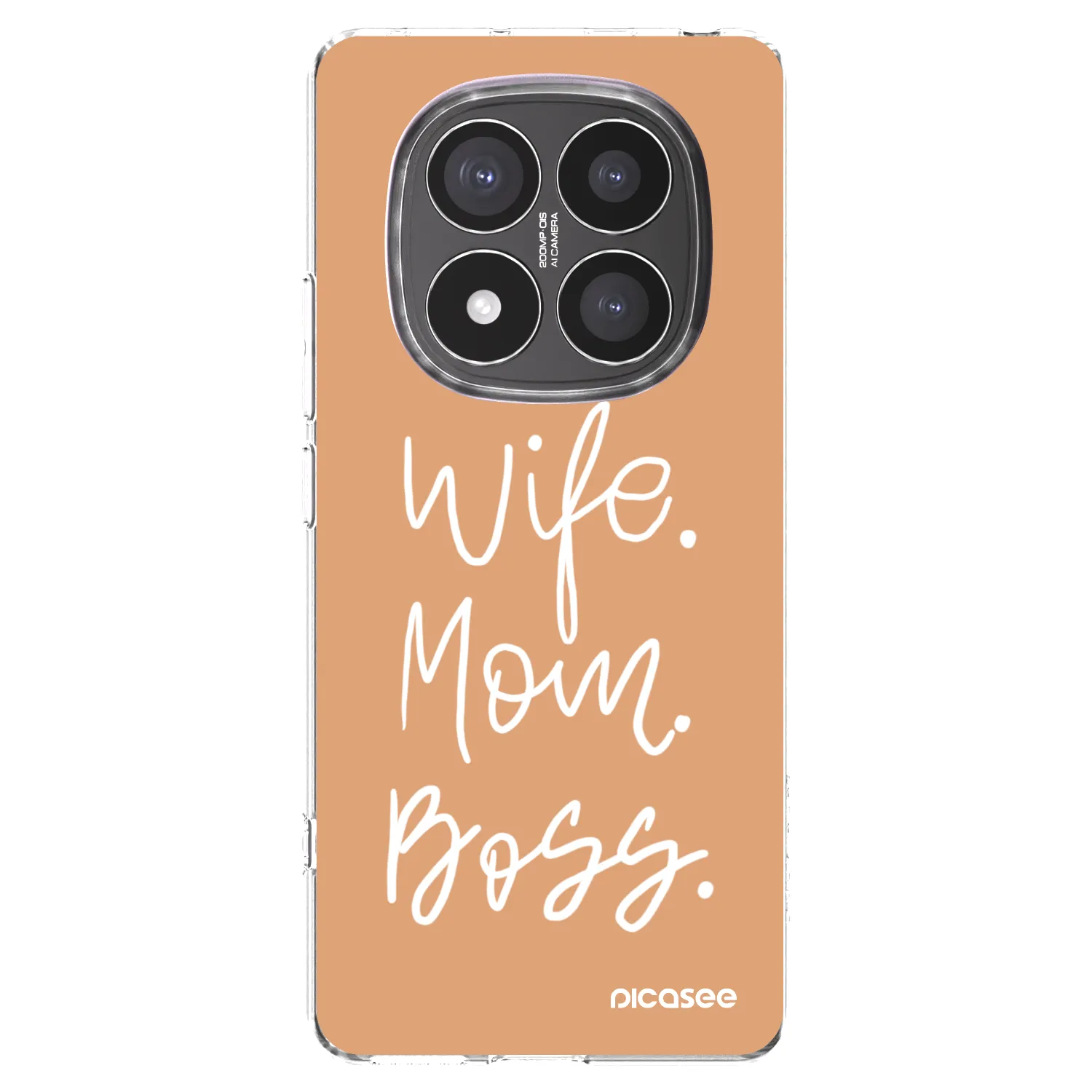Picasee husă transparentă din silicon pentru Xiaomi Redmi Note 14 Pro+ 5G - Boss Mama