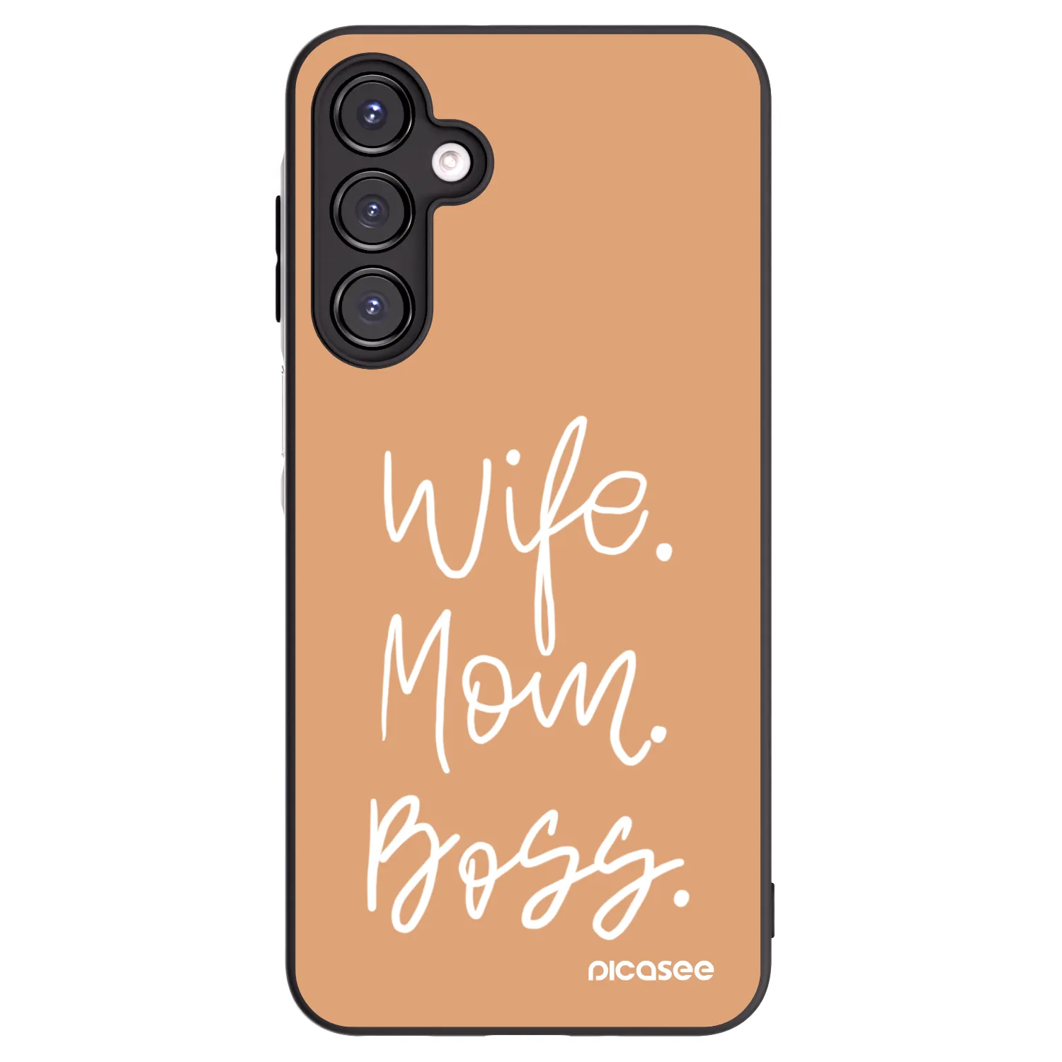 Picasee husă neagră din silicon pentru Samsung Galaxy A16 5G - Boss Mama