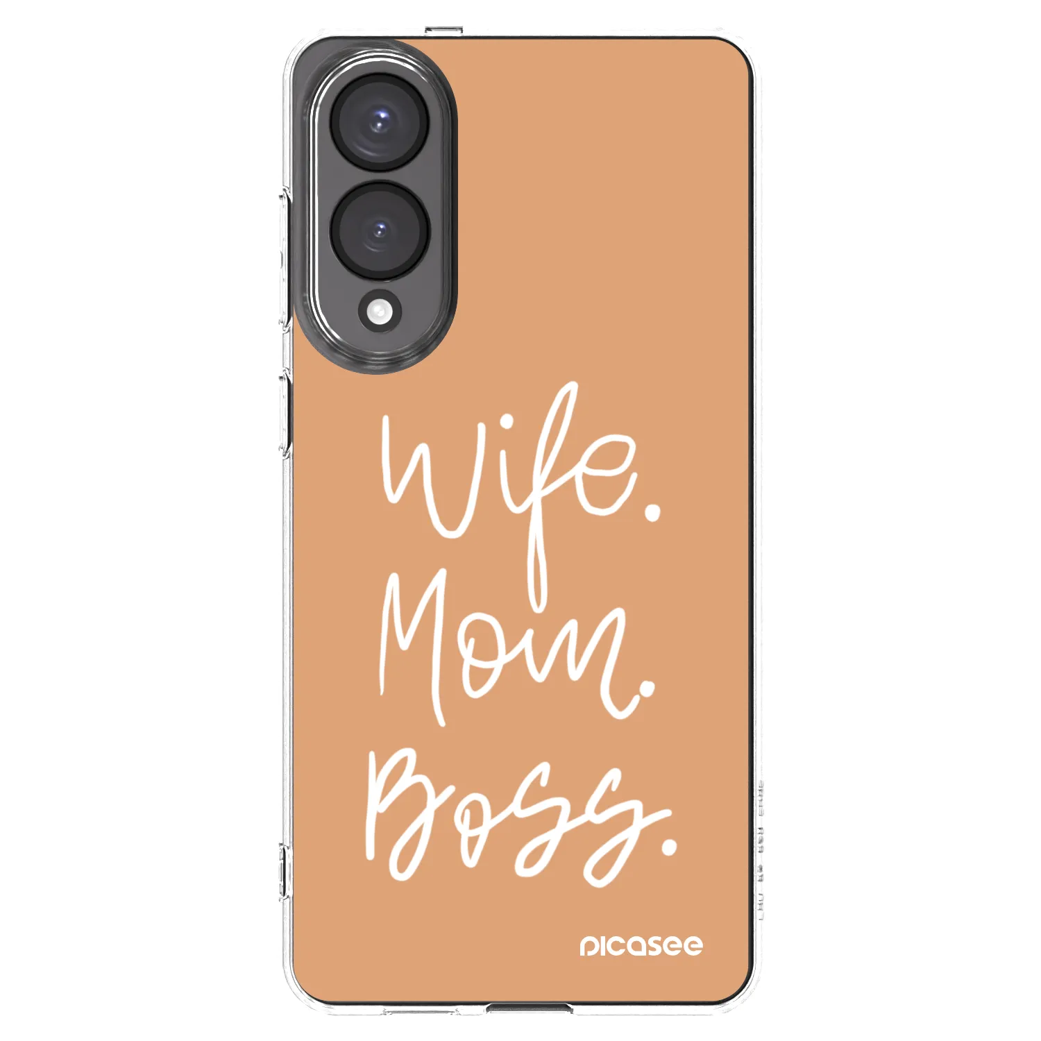 Picasee husă transparentă din silicon pentru Samsung Galaxy S25 Edge 5G - Boss Mama