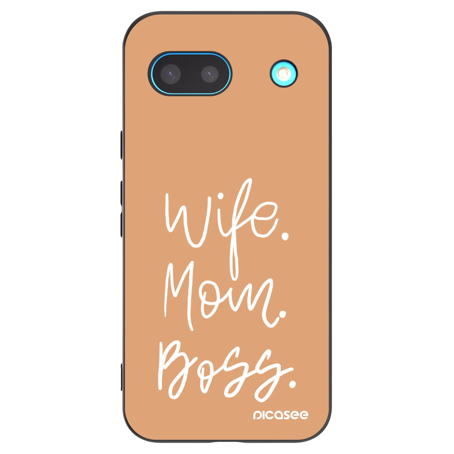 Picasee husă neagră din silicon pentru Google Pixel 8 - Boss Mama