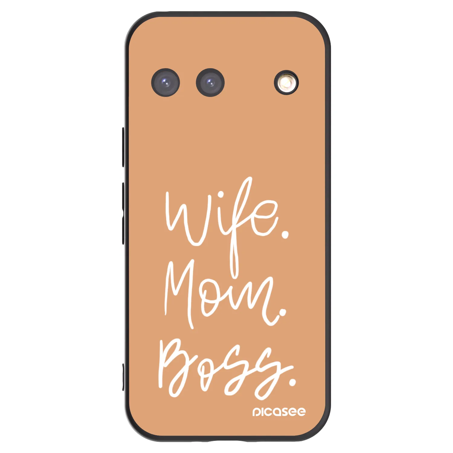 Picasee husă neagră din silicon pentru Google Pixel 9 - Boss Mama
