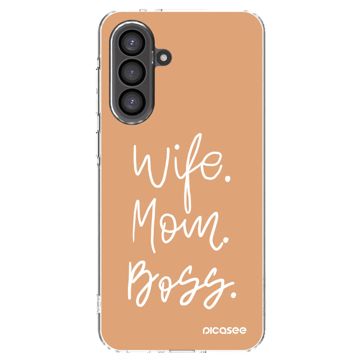 Picasee husă transparentă din silicon pentru Samsung Galaxy A36 5G - Boss Mama