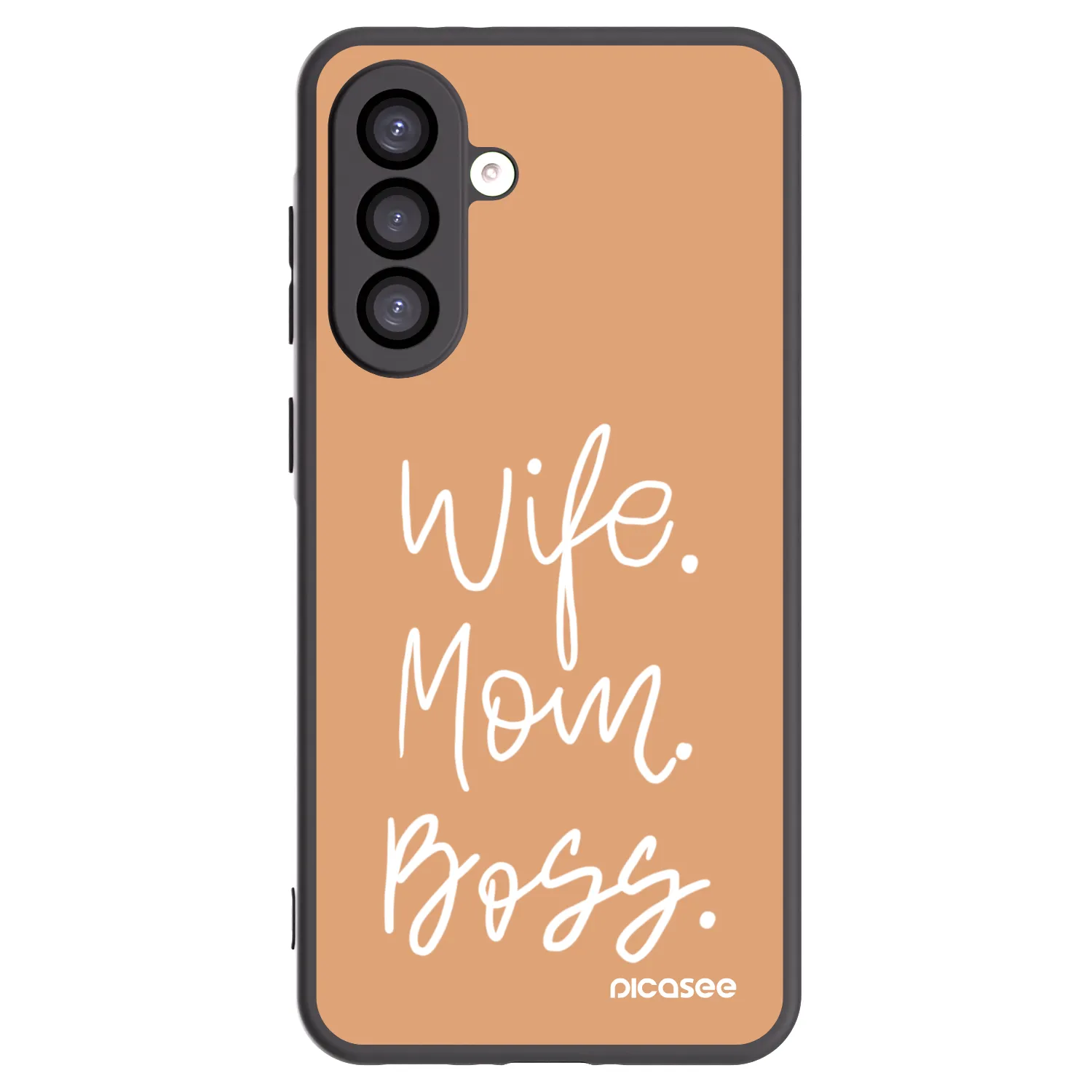 Picasee husă neagră din silicon pentru Samsung Galaxy A26 5G A266B - Boss Mama