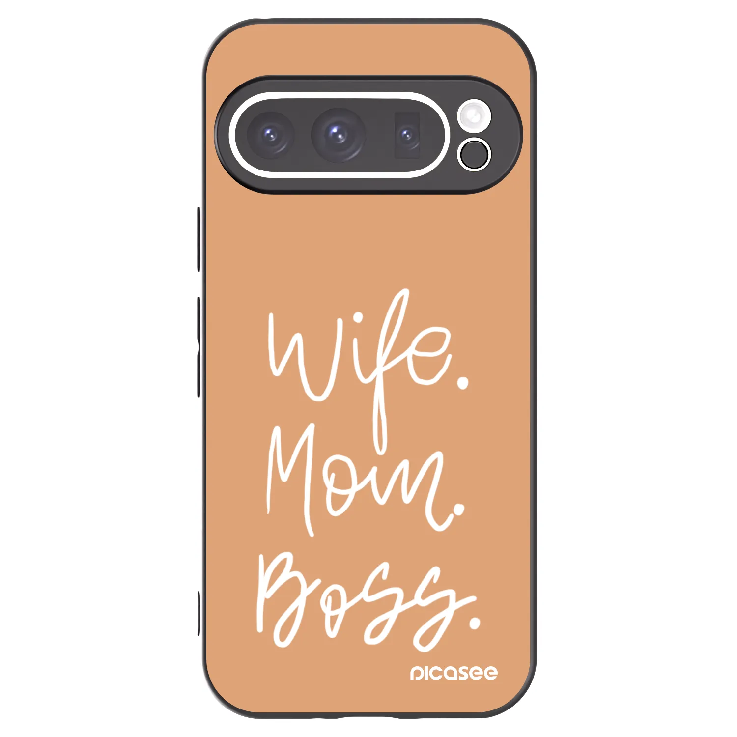 Picasee husă neagră din silicon pentru Google Pixel 9 Pro - Boss Mama