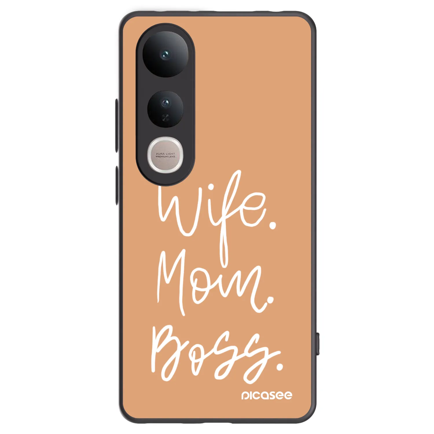 Picasee husă neagră din silicon pentru Vivo V50 Lite 5G - Boss Mama
