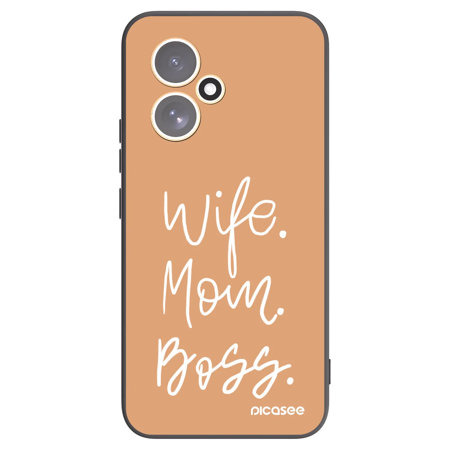 Picasee husă neagră din silicon pentru Honor 400 5G - Boss Mama